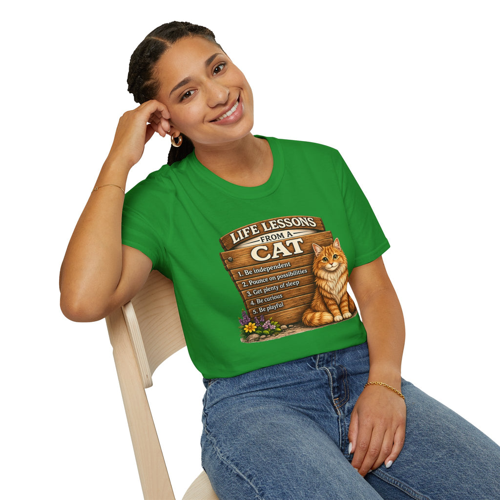 Life Lessons From a Cat T-Shirt
