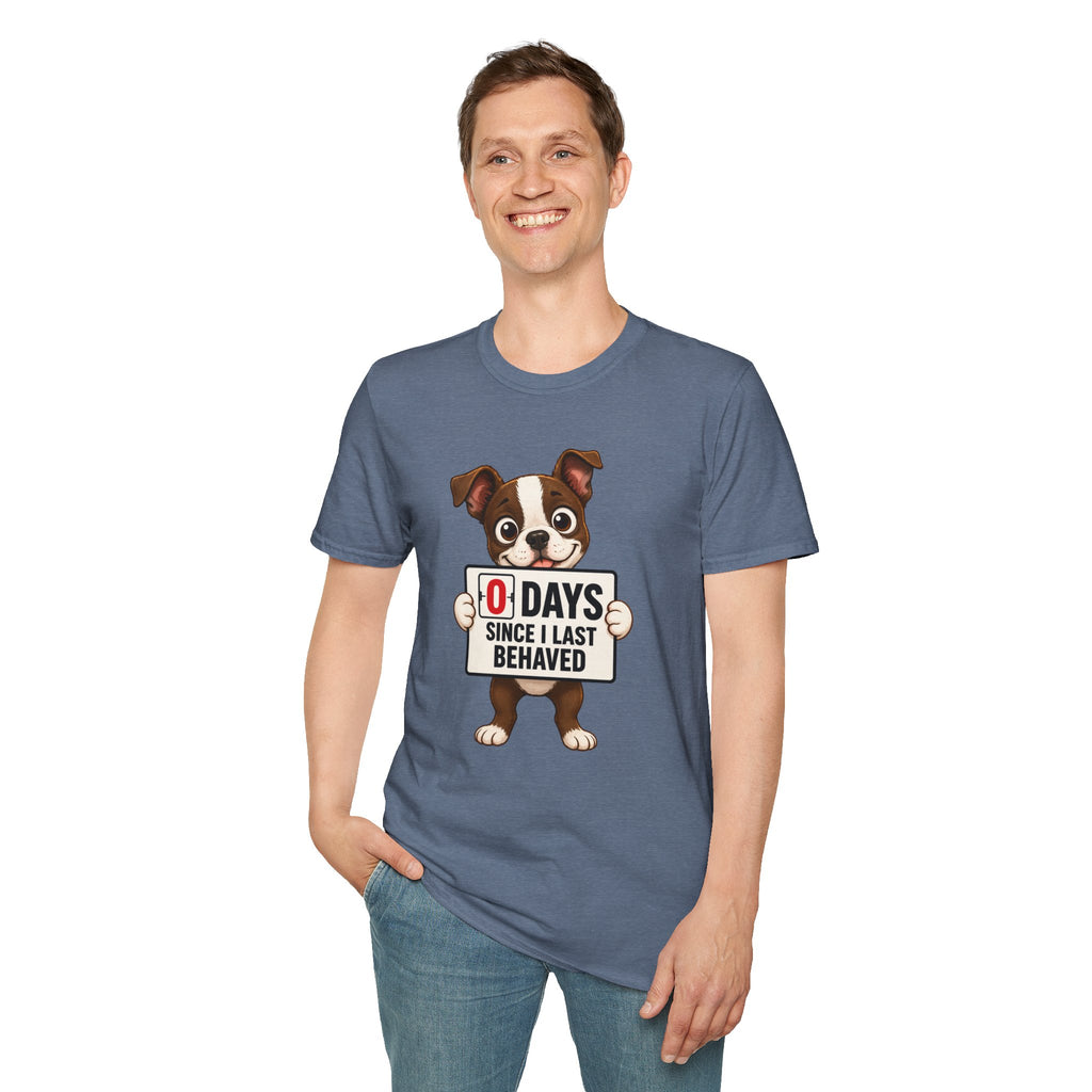 "0 Days Since I Last Behaved" T-Shirt