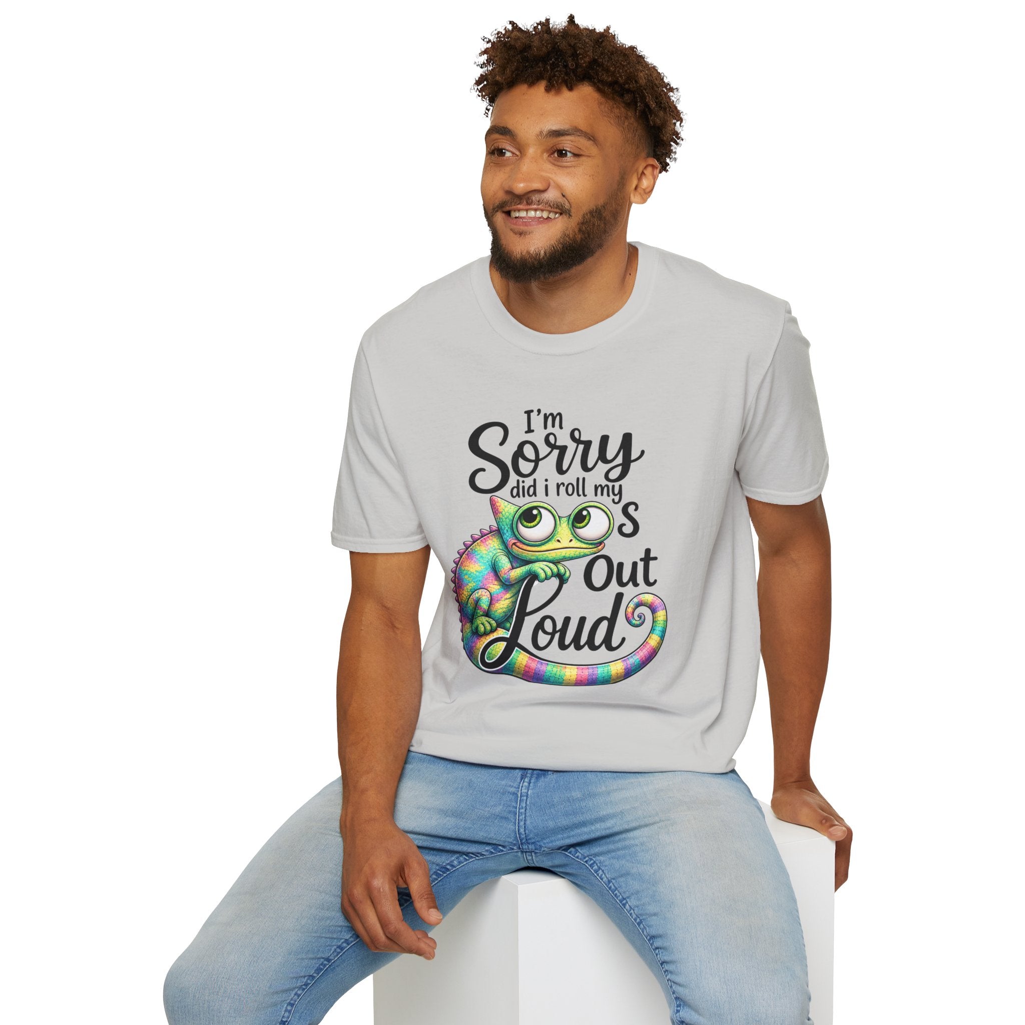 Chameleon Graphic T-Shirt — "I'm Sorry Did I Roll My Eyes Out Loud"