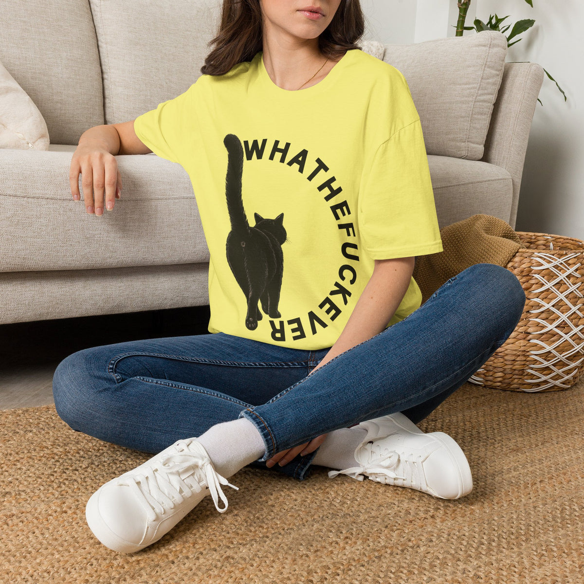 Black Cat Graphic Tee | Funny Cat Shirt for Cat Lovers