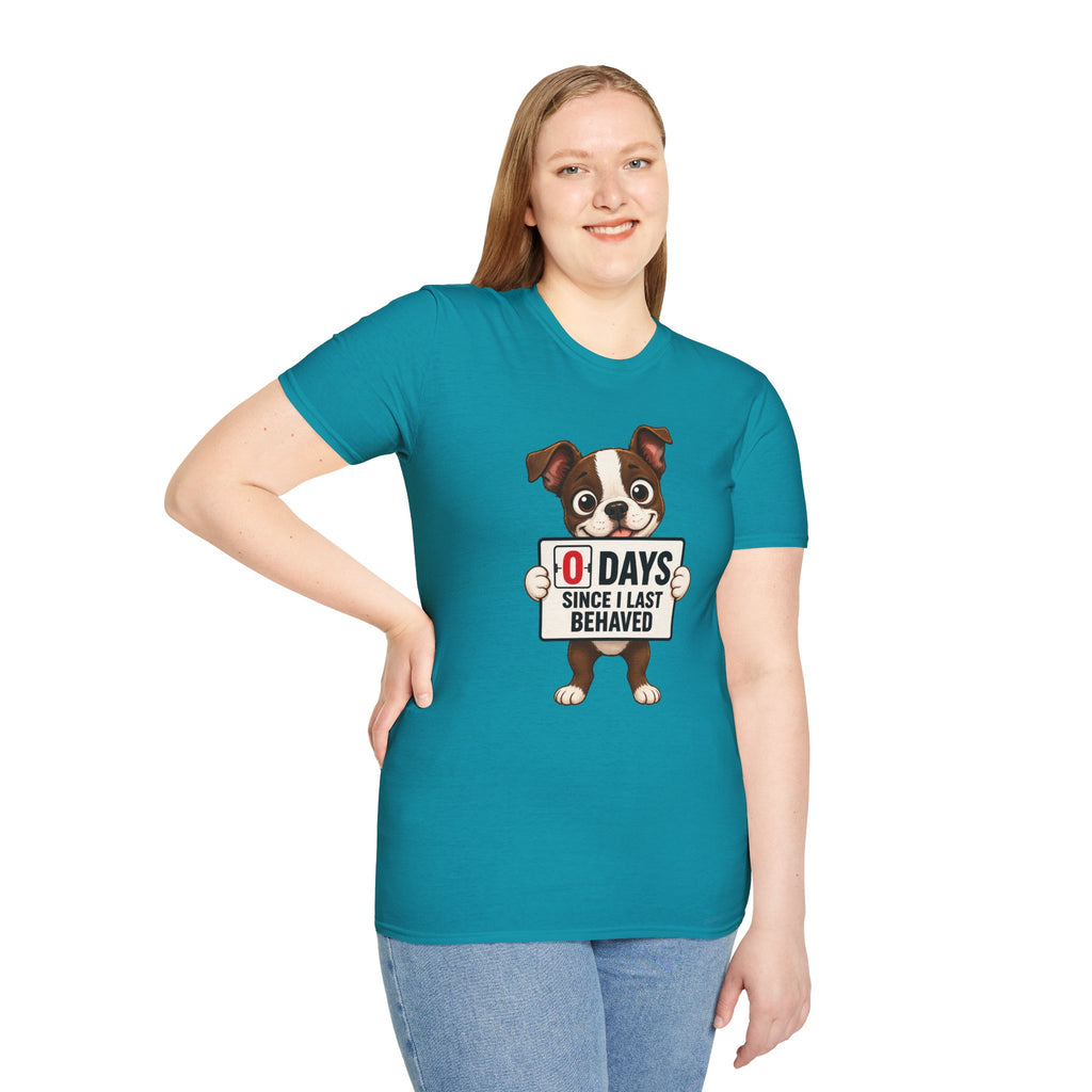 "0 Days Since I Last Behaved" T-Shirt