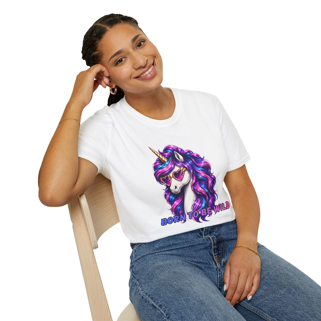 Born To Be Wild Unicorn Graphic Tee