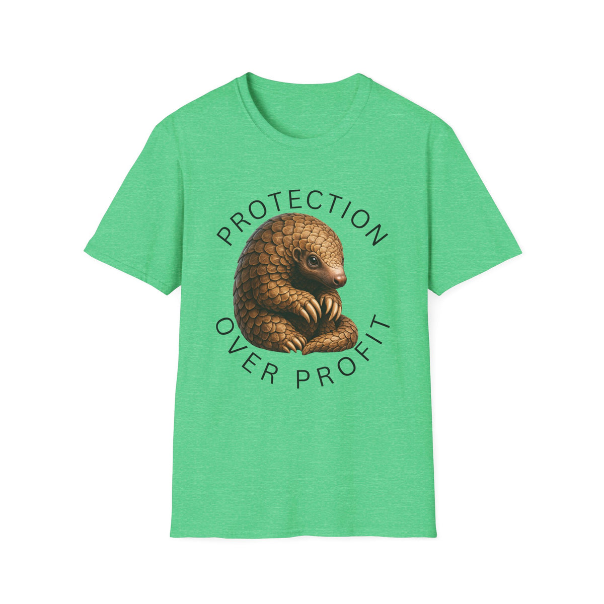 Protection Over Profit T-Shirt — Wildlife Conservation Pangolin Tee