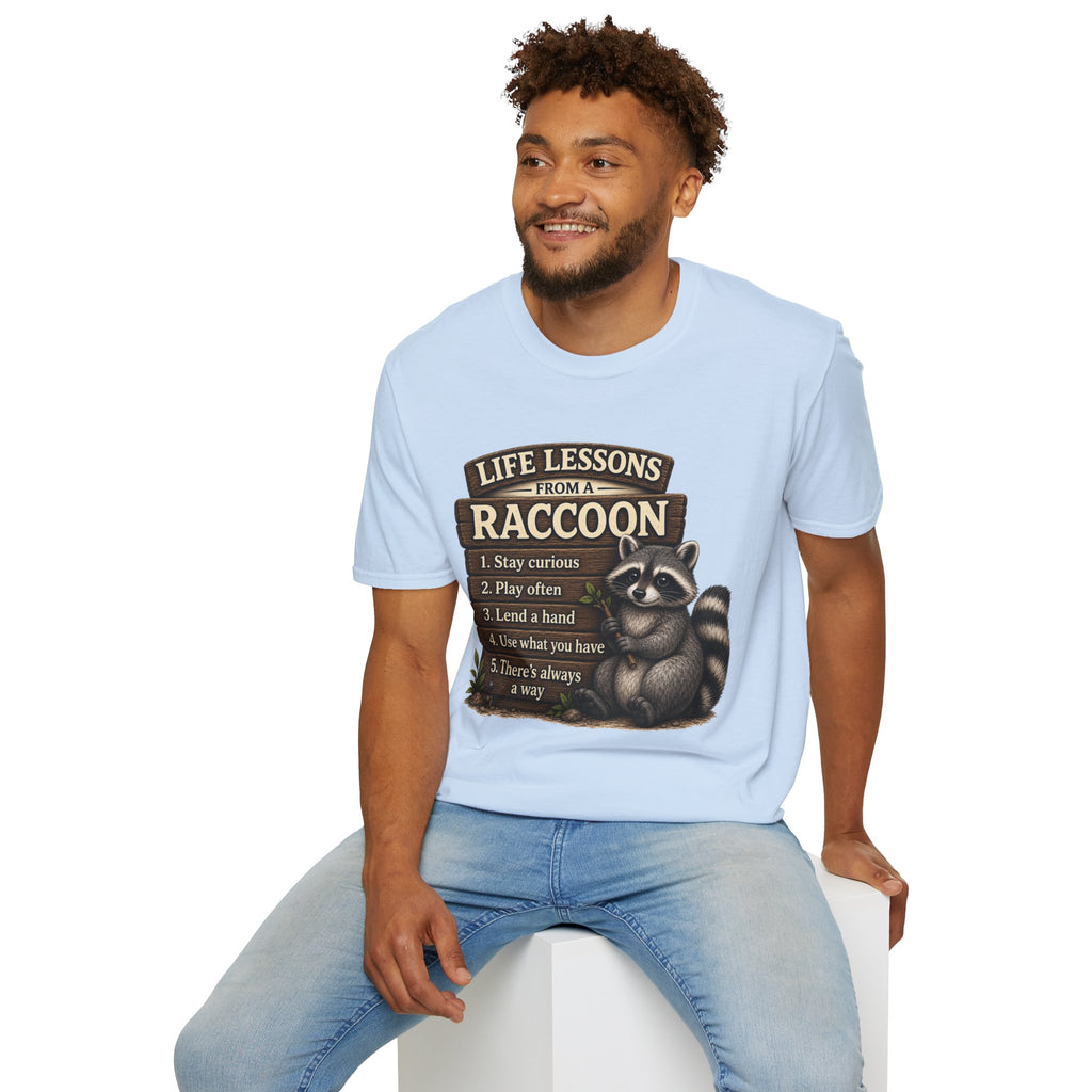 Life Lessons From a Raccoon Graphic Tee