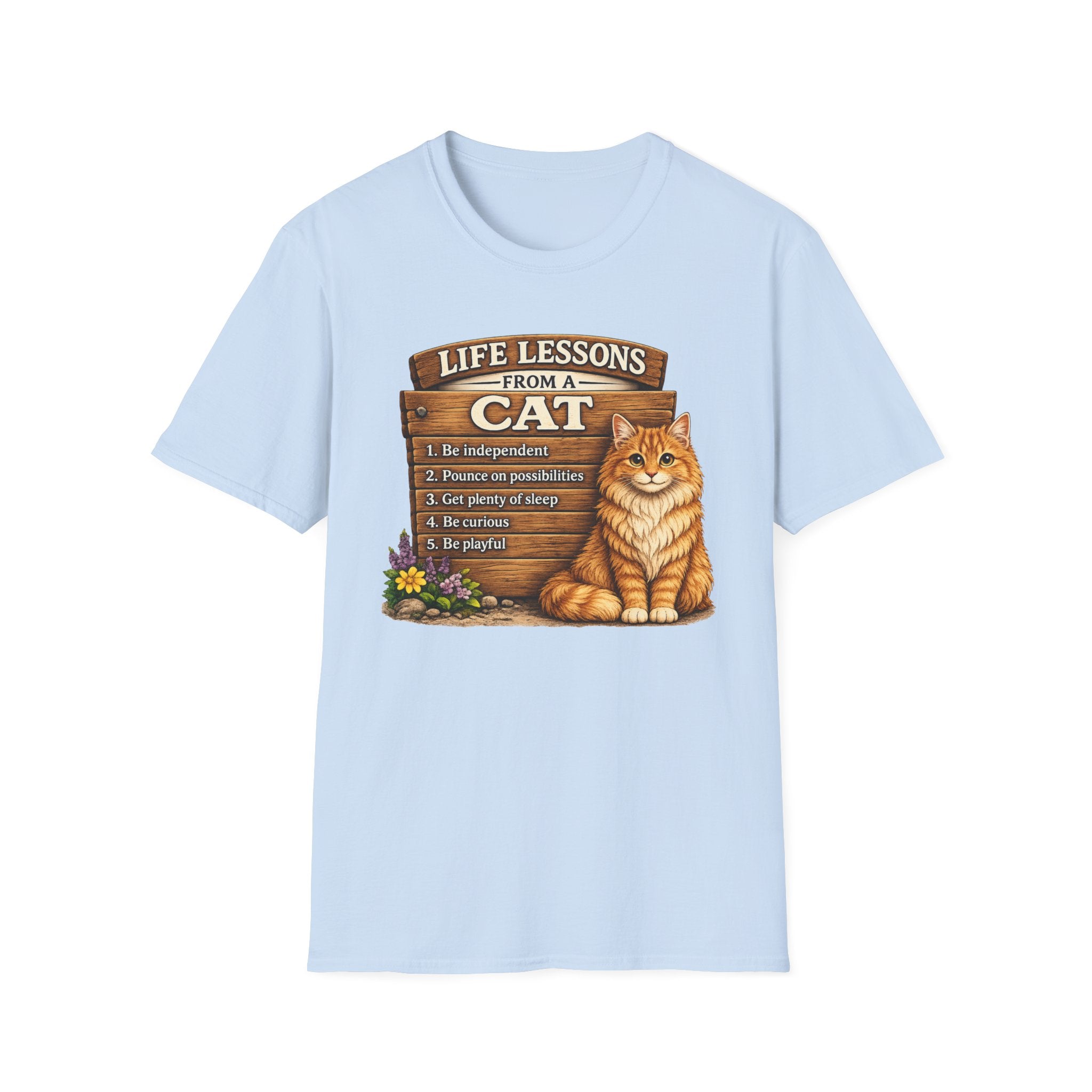 Life Lessons From a Cat T-Shirt