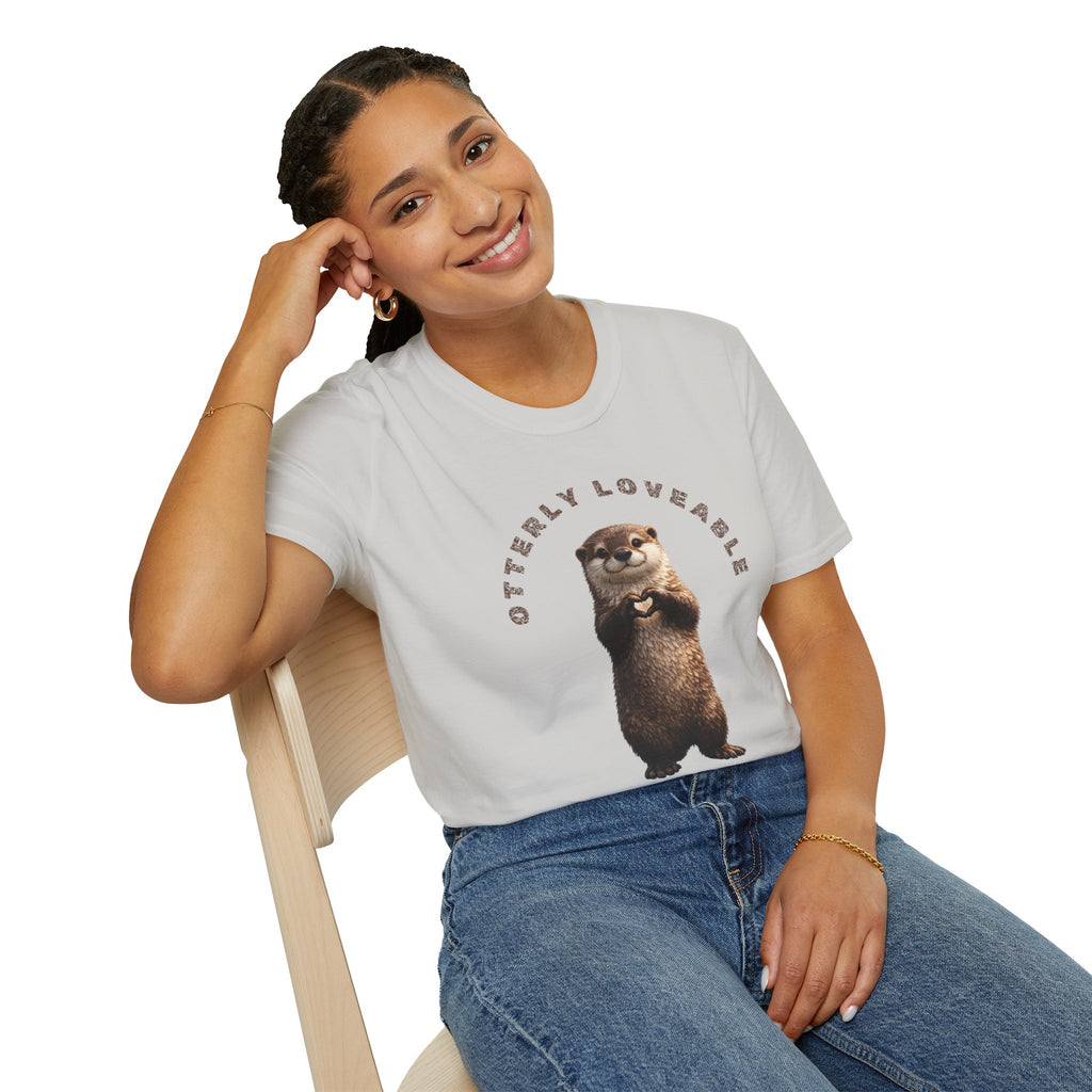 Otterly Loveable Otter Graphic Tee