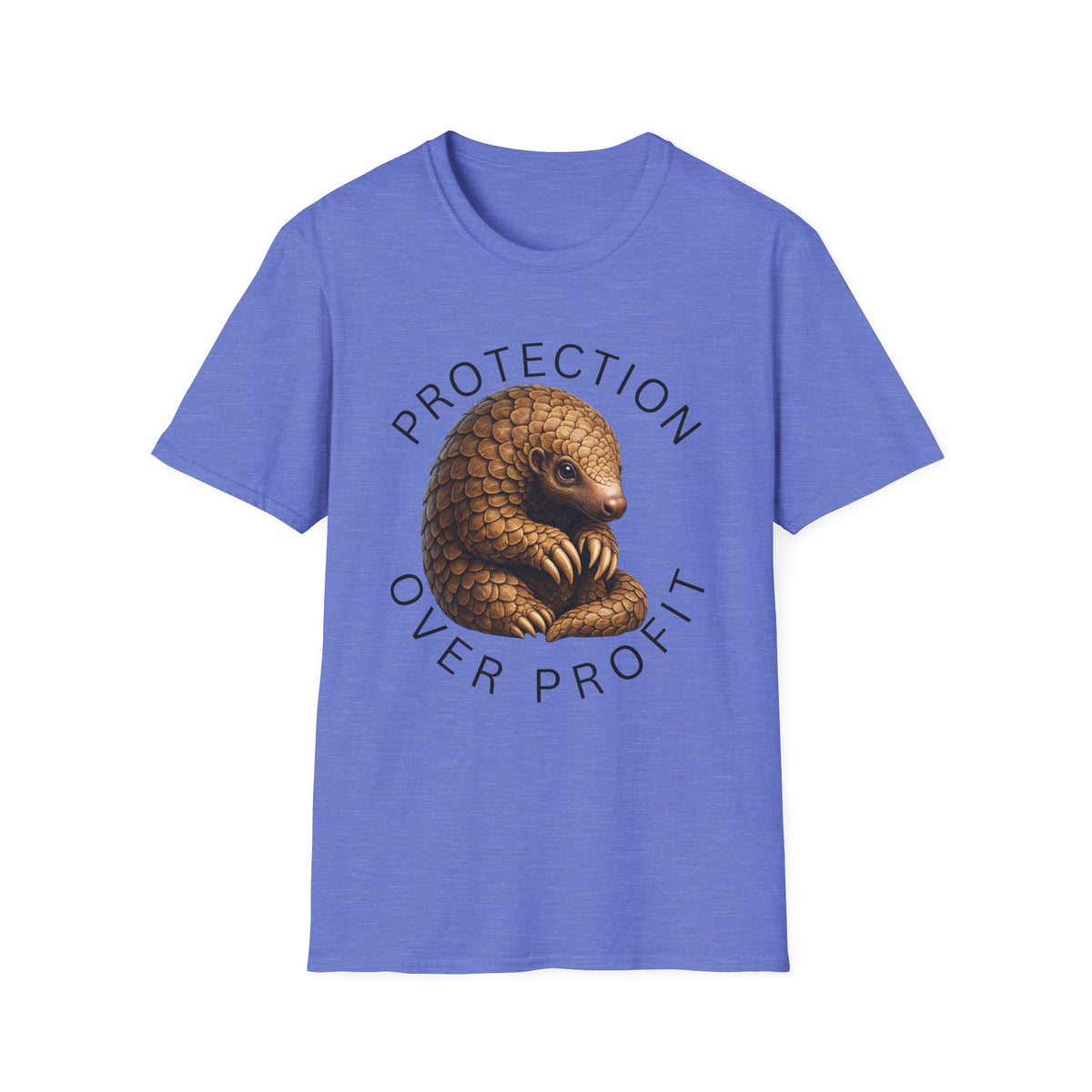 Protection Over Profit T-Shirt — Wildlife Conservation Pangolin Tee