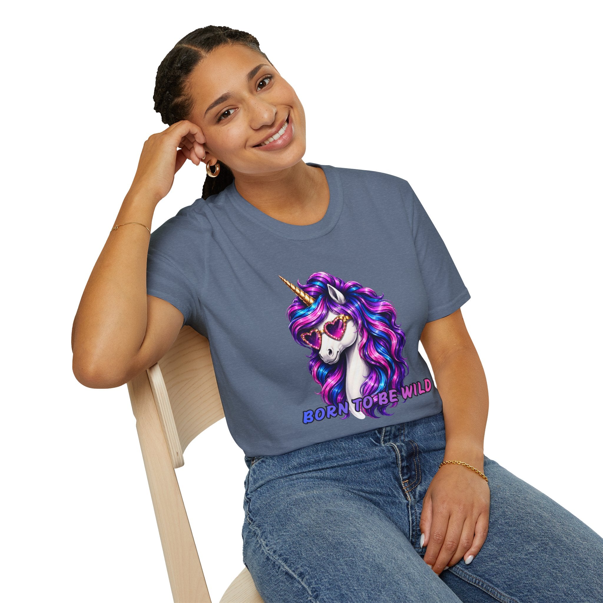 Born To Be Wild Unicorn Graphic Tee