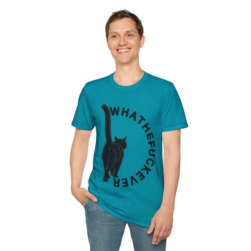 Black Cat Graphic Tee | Funny Cat Shirt for Cat Lovers