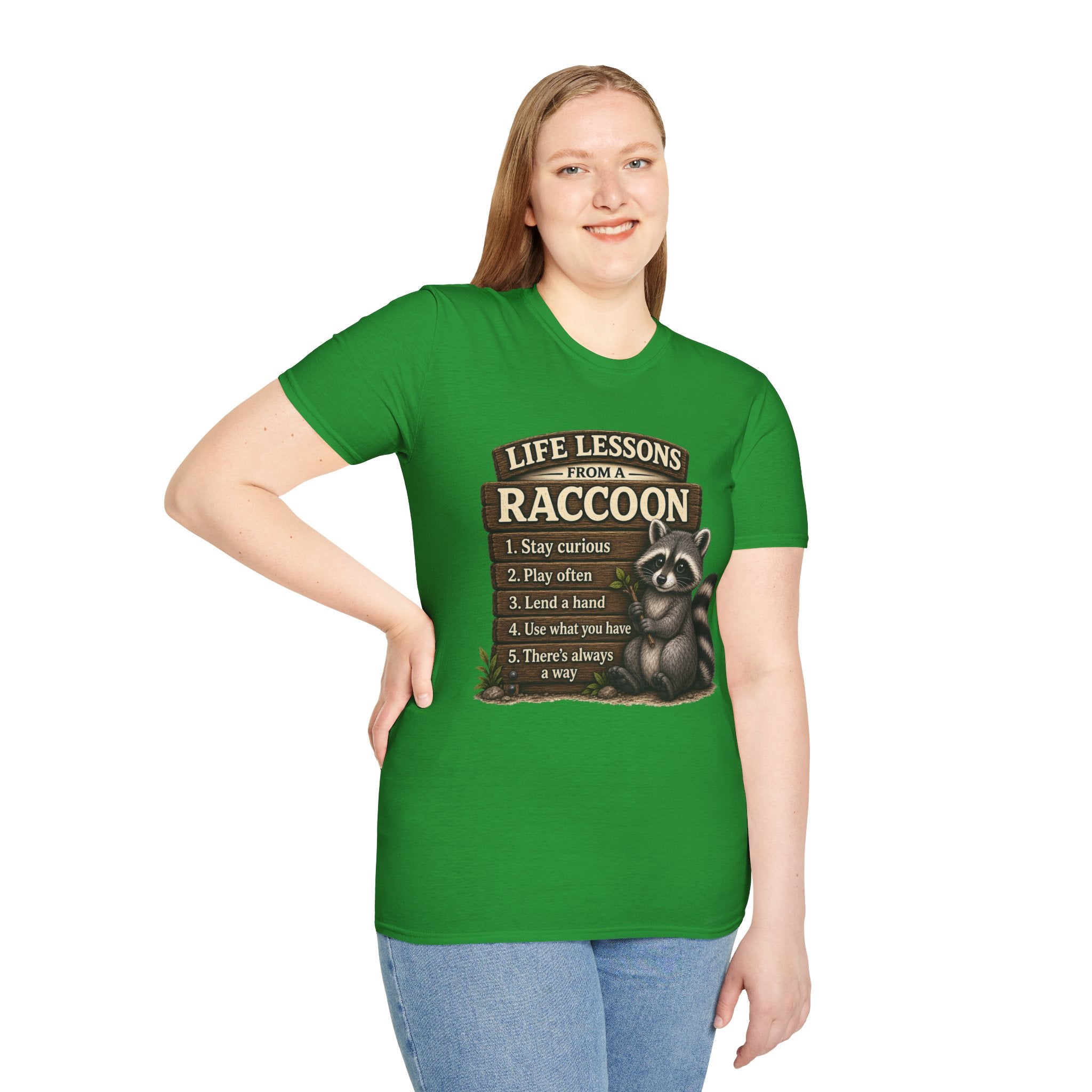 Life Lessons From a Raccoon Graphic Tee