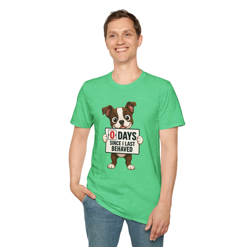 "0 Days Since I Last Behaved" T-Shirt