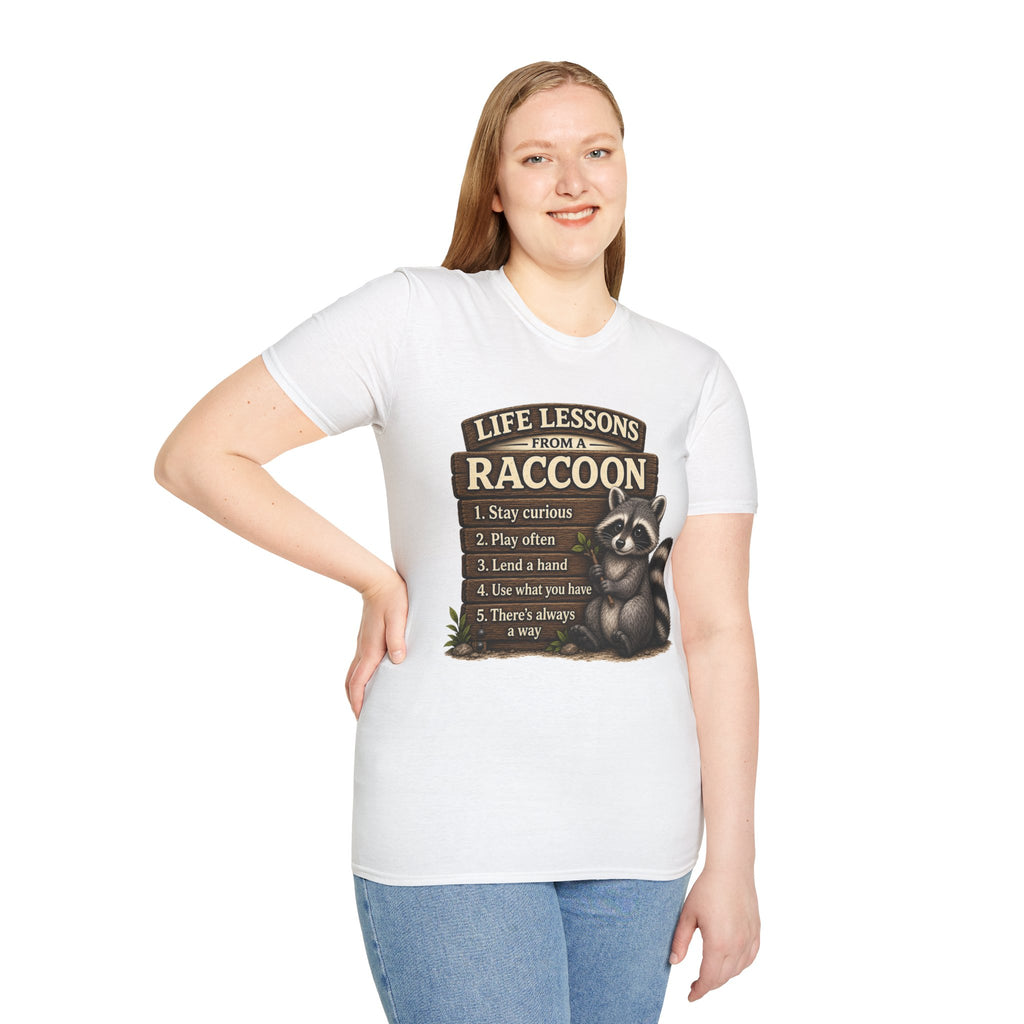 Life Lessons From a Raccoon Graphic Tee