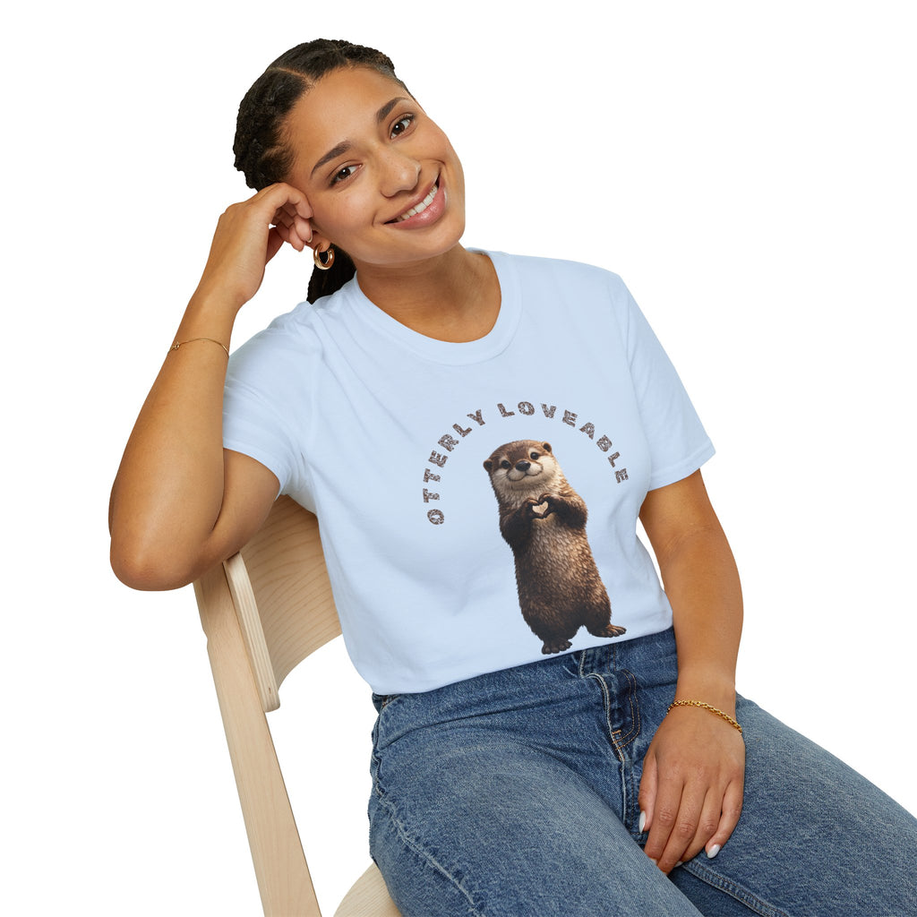 Otterly Loveable Otter Graphic Tee