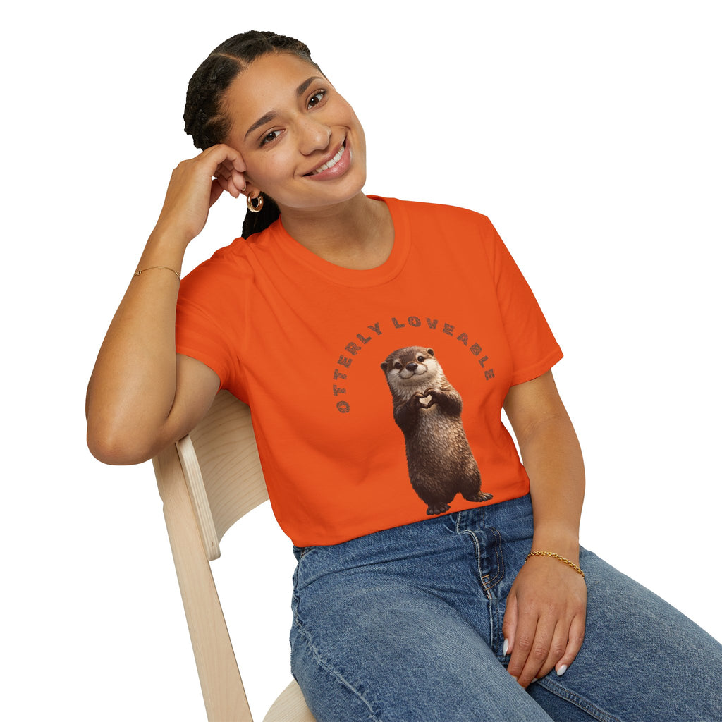 Otterly Loveable Otter Graphic Tee