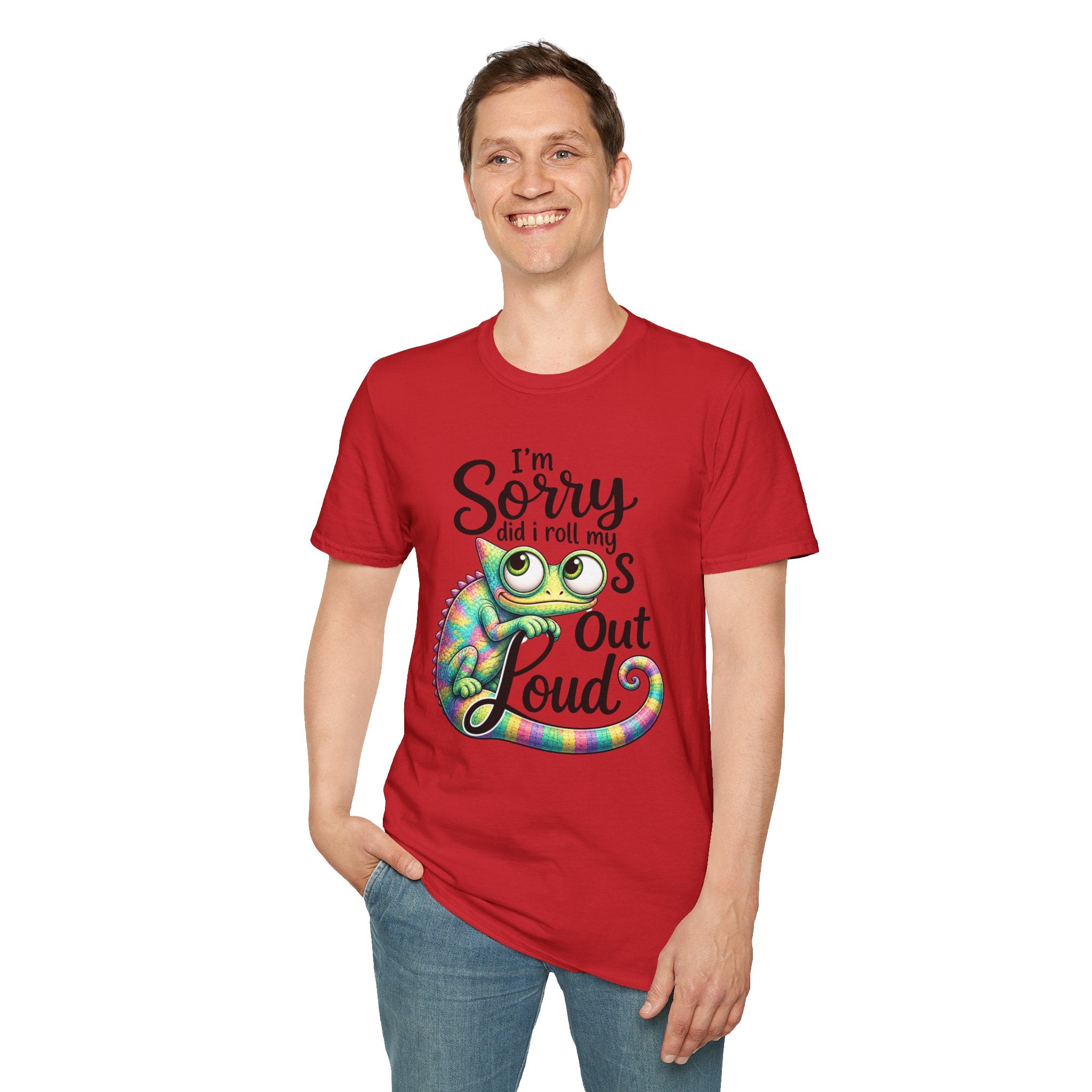 Chameleon Graphic T-Shirt — "I'm Sorry Did I Roll My Eyes Out Loud"