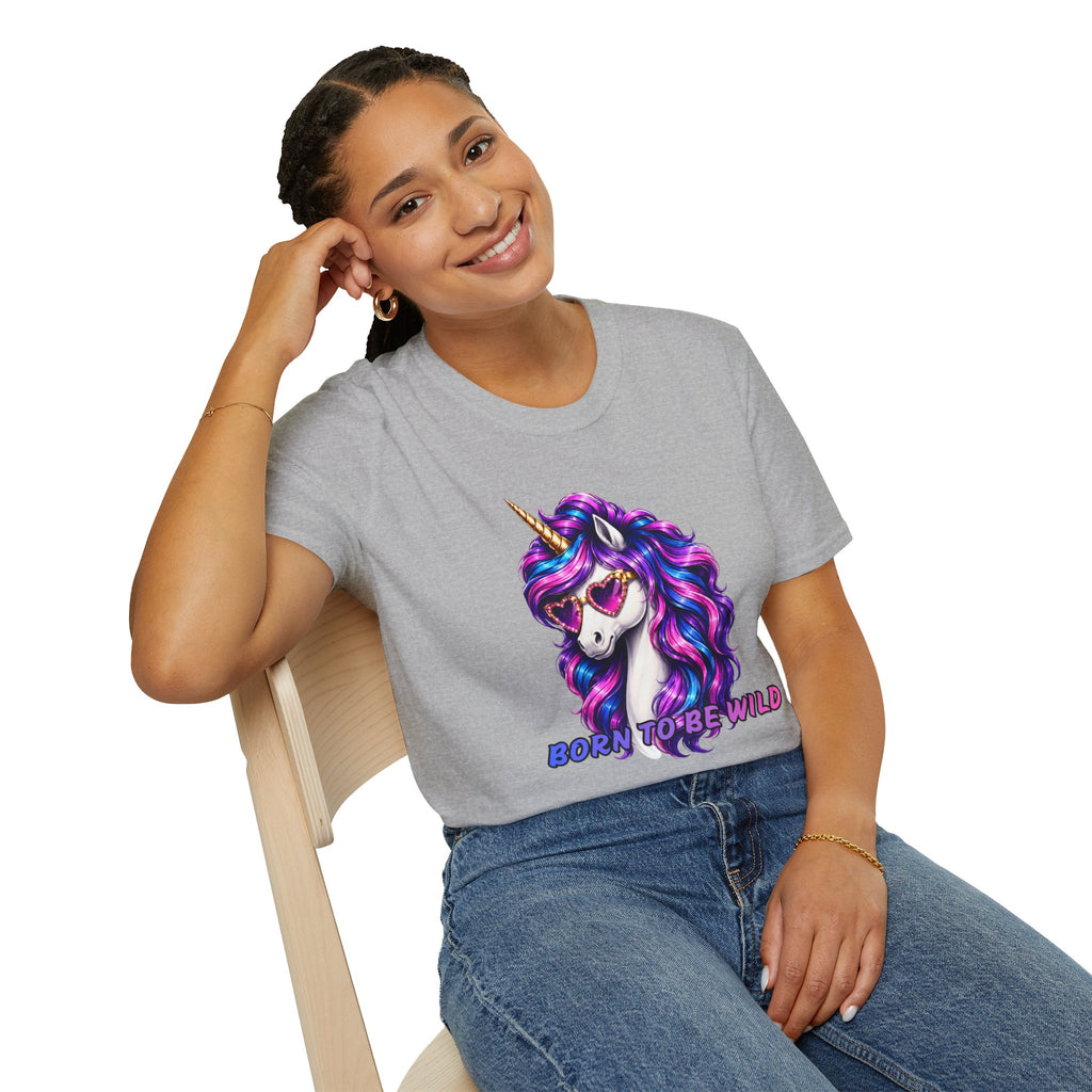 Born To Be Wild Unicorn Graphic Tee