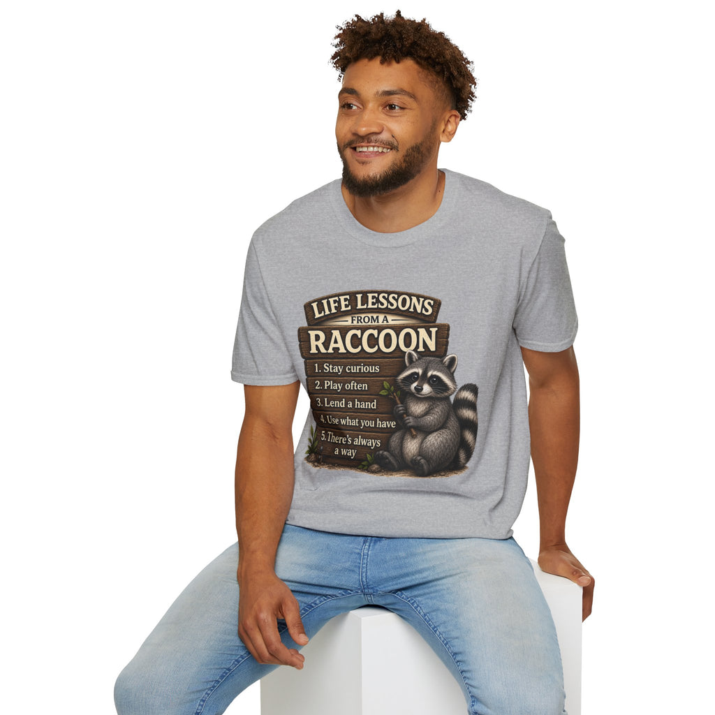 Life Lessons From a Raccoon Graphic Tee