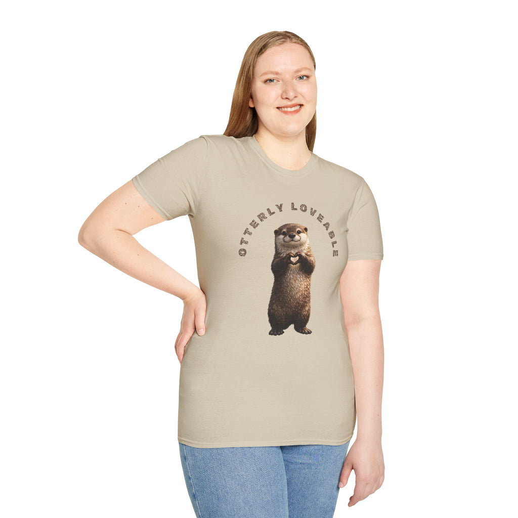 Otterly Loveable Otter Graphic Tee