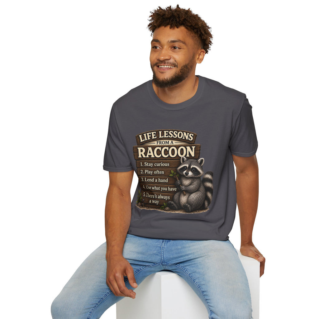 Life Lessons From a Raccoon Graphic Tee