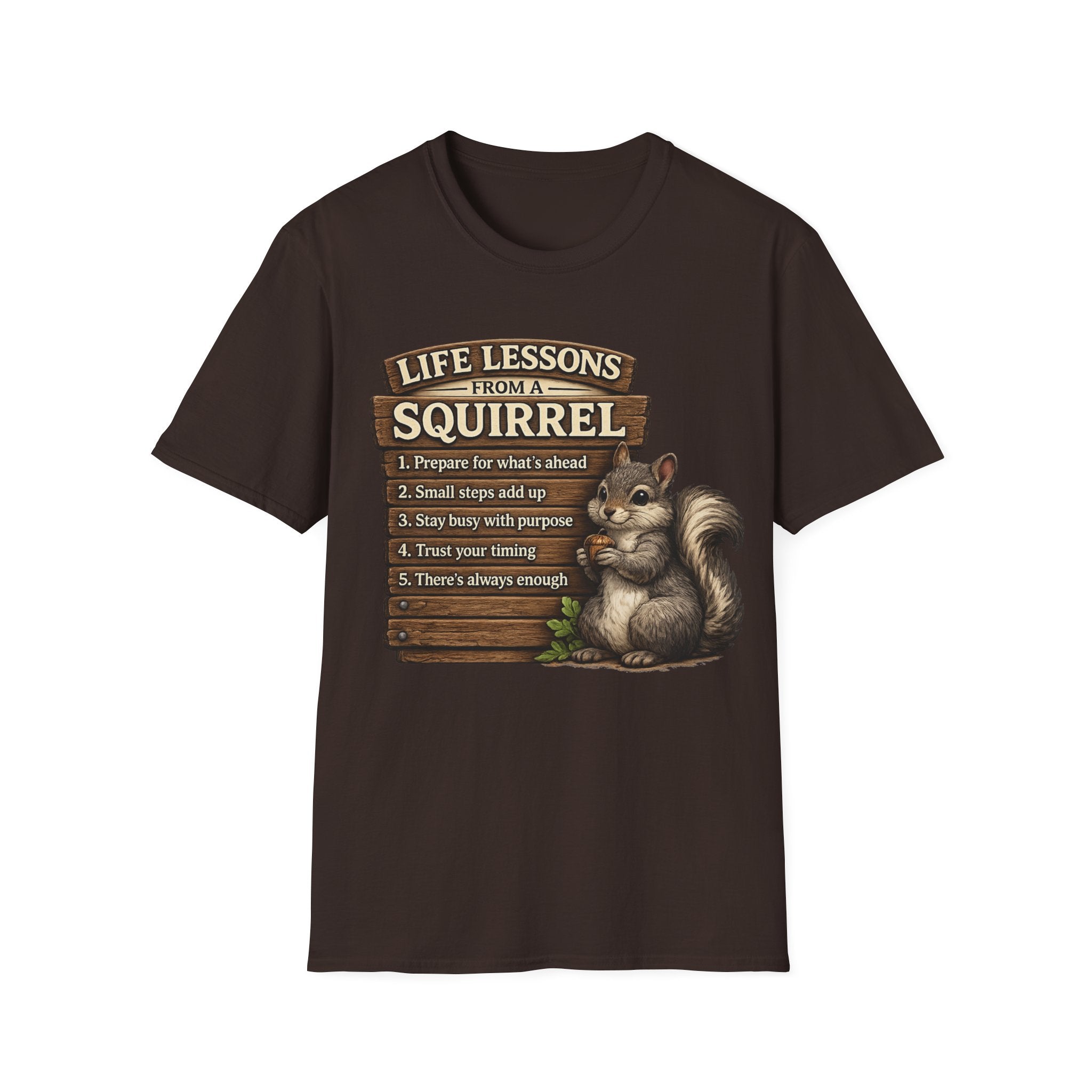 Squirrel Life Lessons T-Shirt
