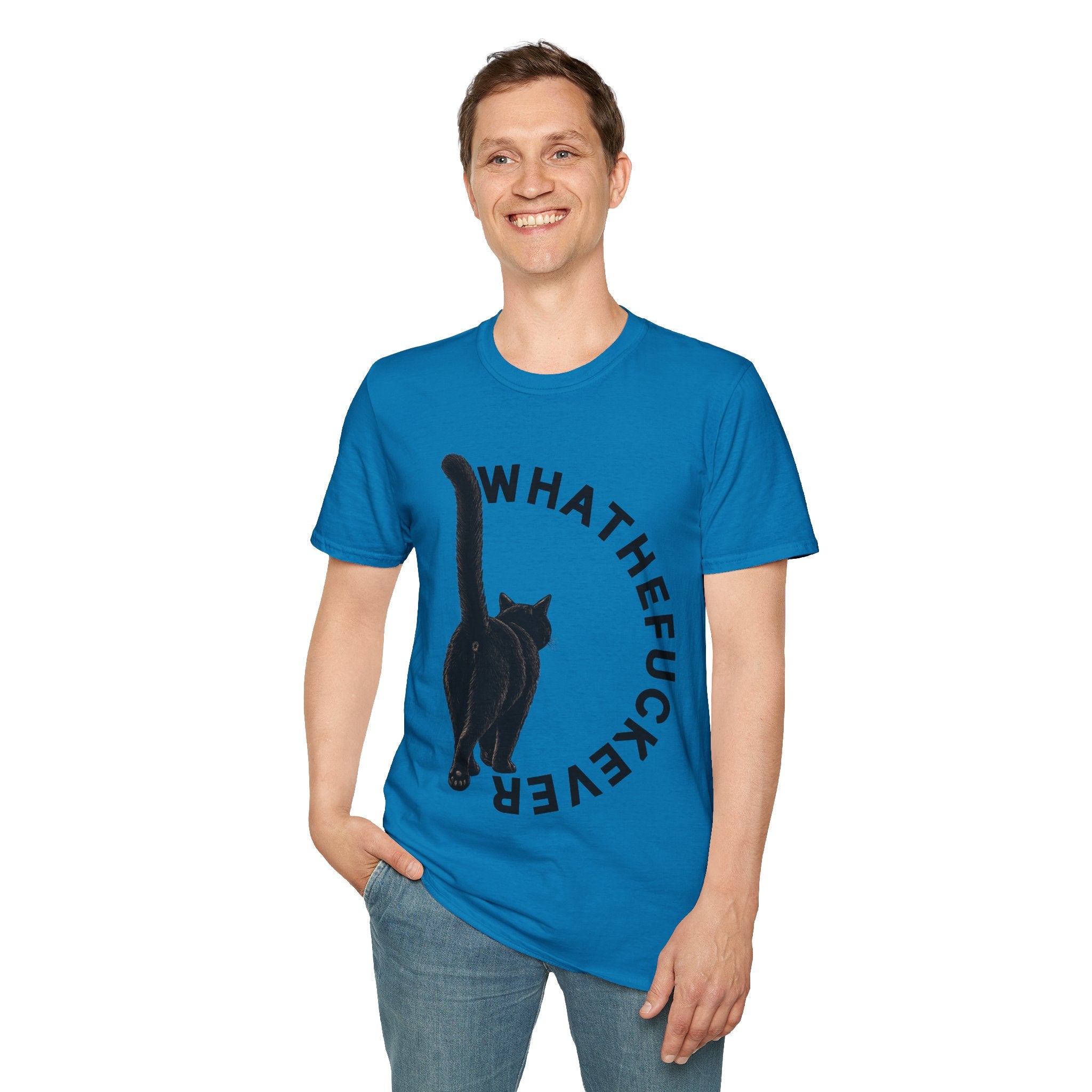 Black Cat Graphic Tee | Funny Cat Shirt for Cat Lovers