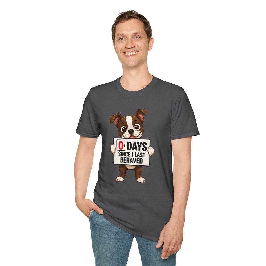 "0 Days Since I Last Behaved" T-Shirt