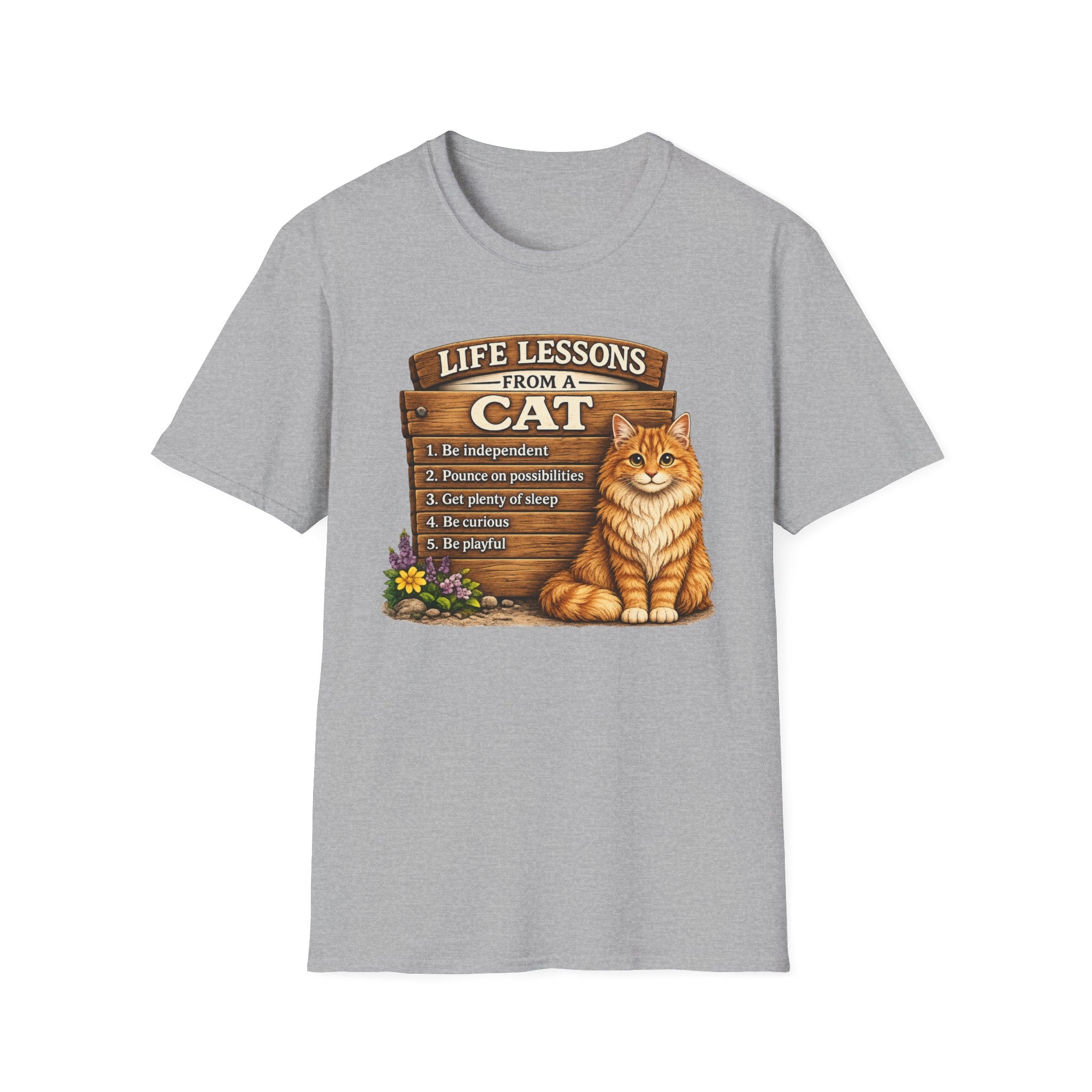 Life Lessons From a Cat T-Shirt