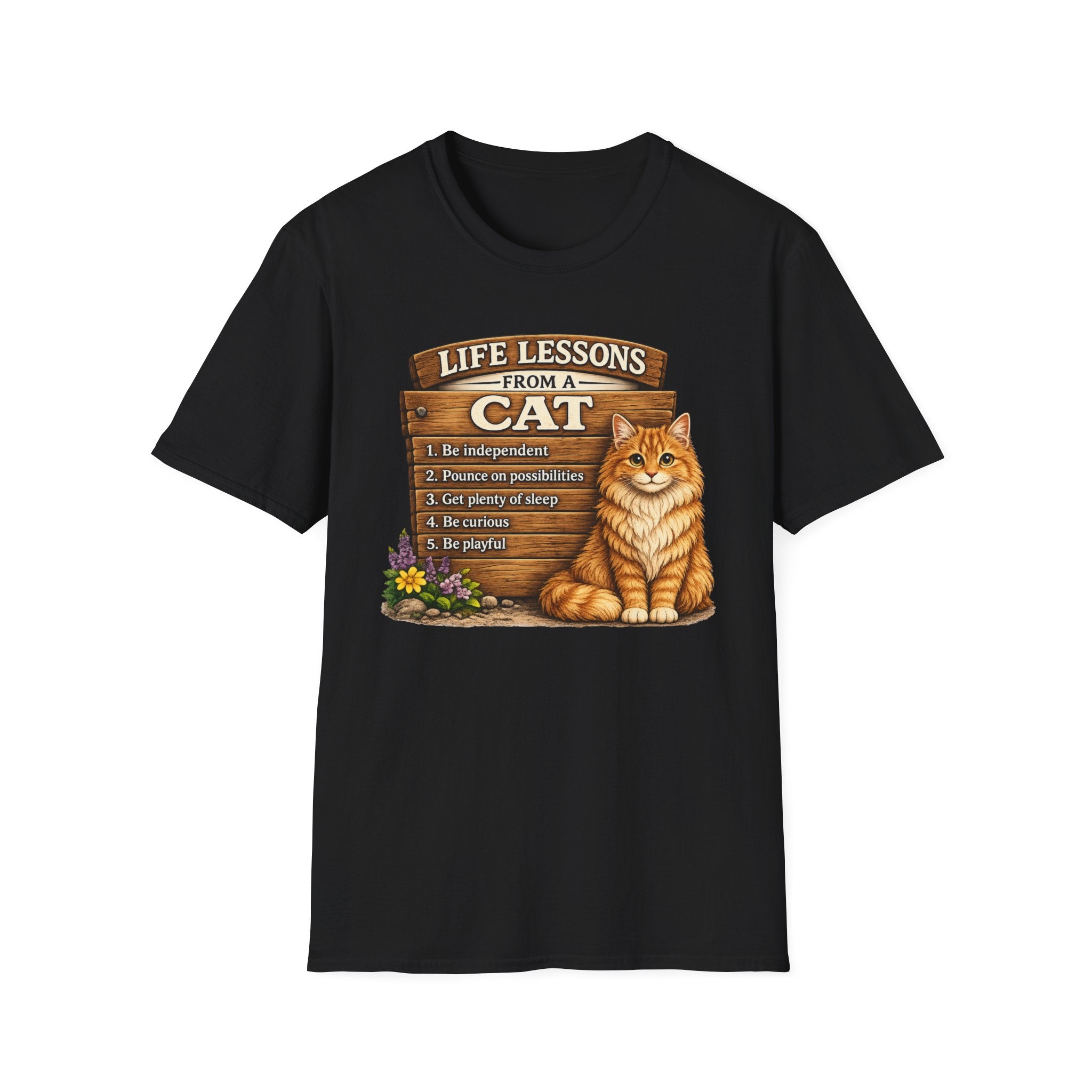 Life Lessons From a Cat T-Shirt