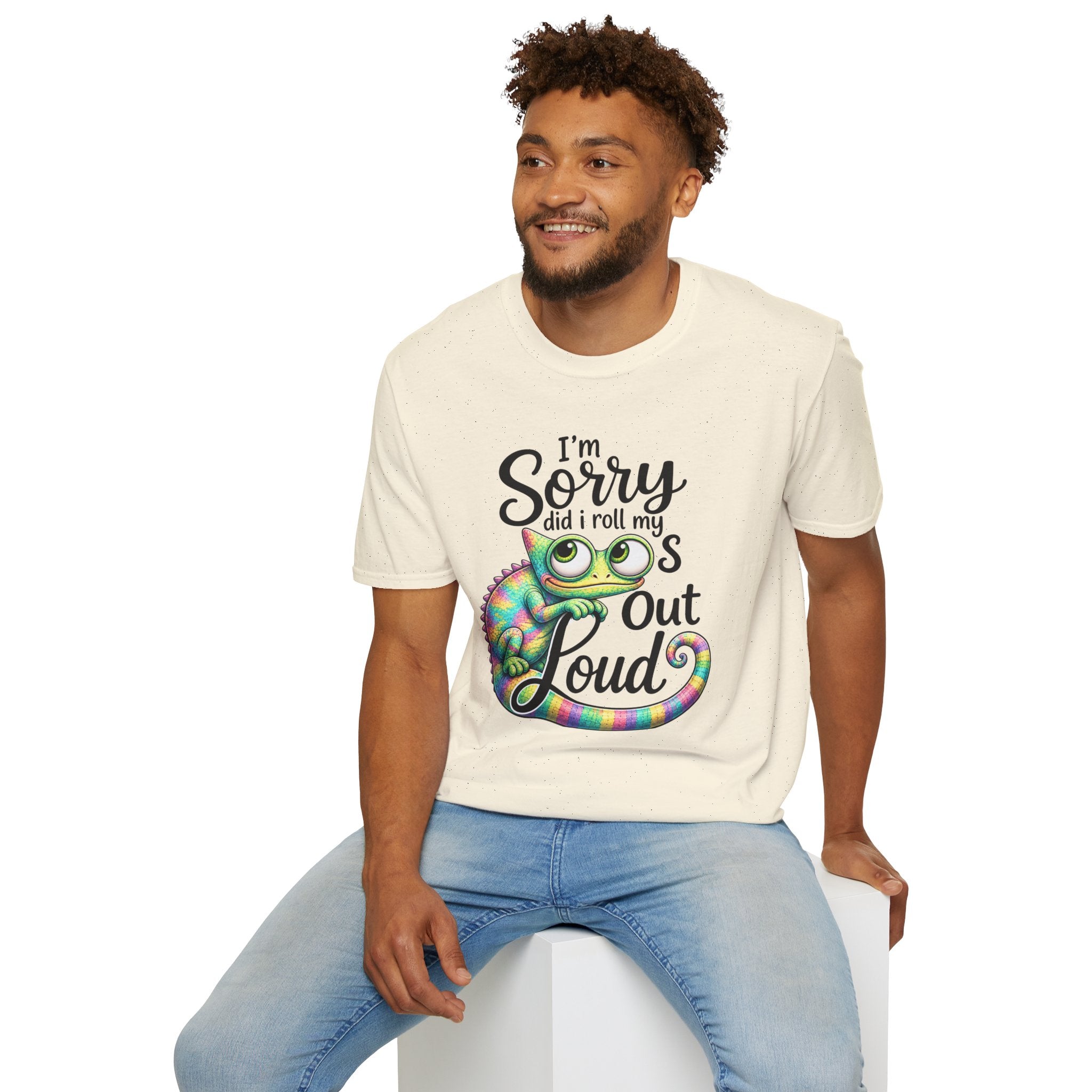 Chameleon Graphic T-Shirt — "I'm Sorry Did I Roll My Eyes Out Loud"