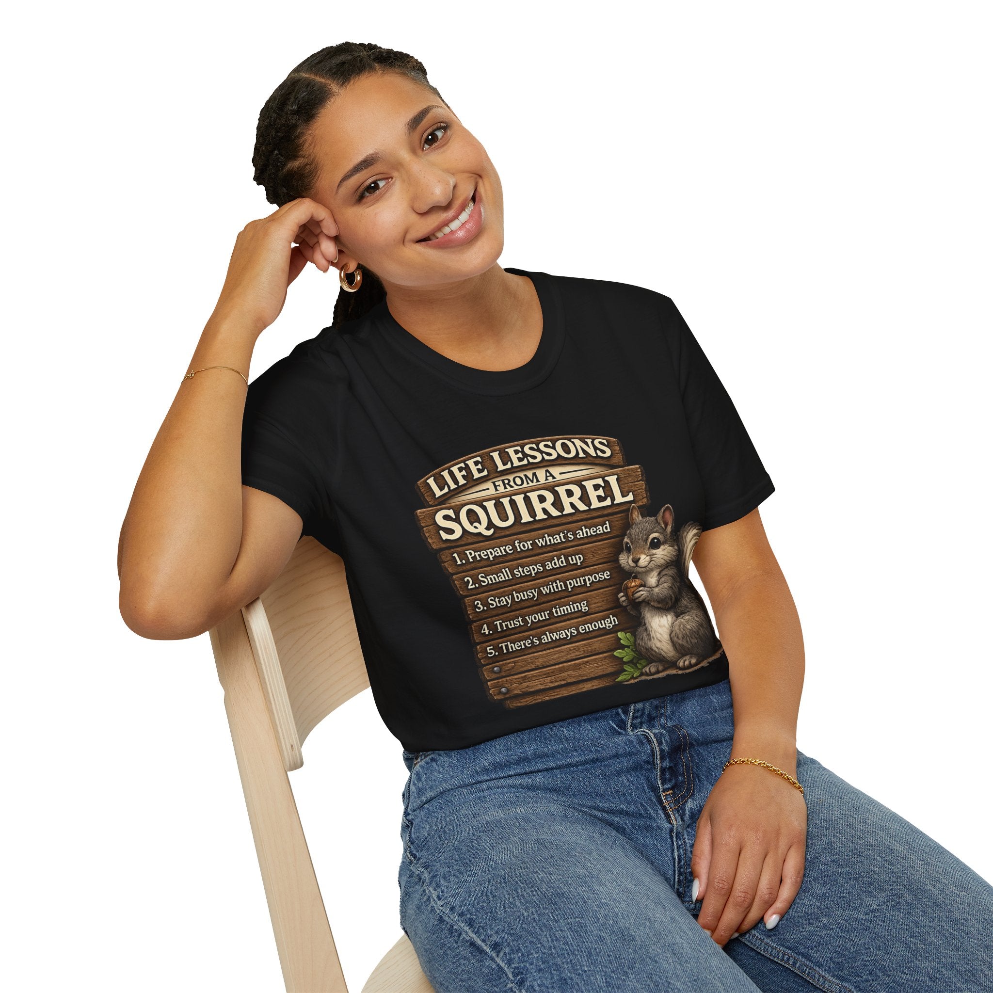 Squirrel Life Lessons T-Shirt