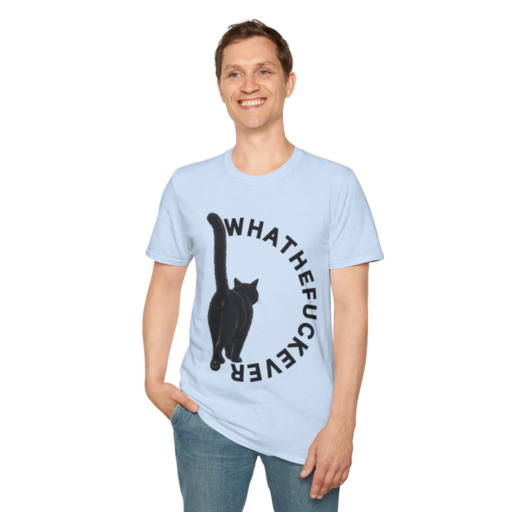 Black Cat Graphic Tee | Funny Cat Shirt for Cat Lovers