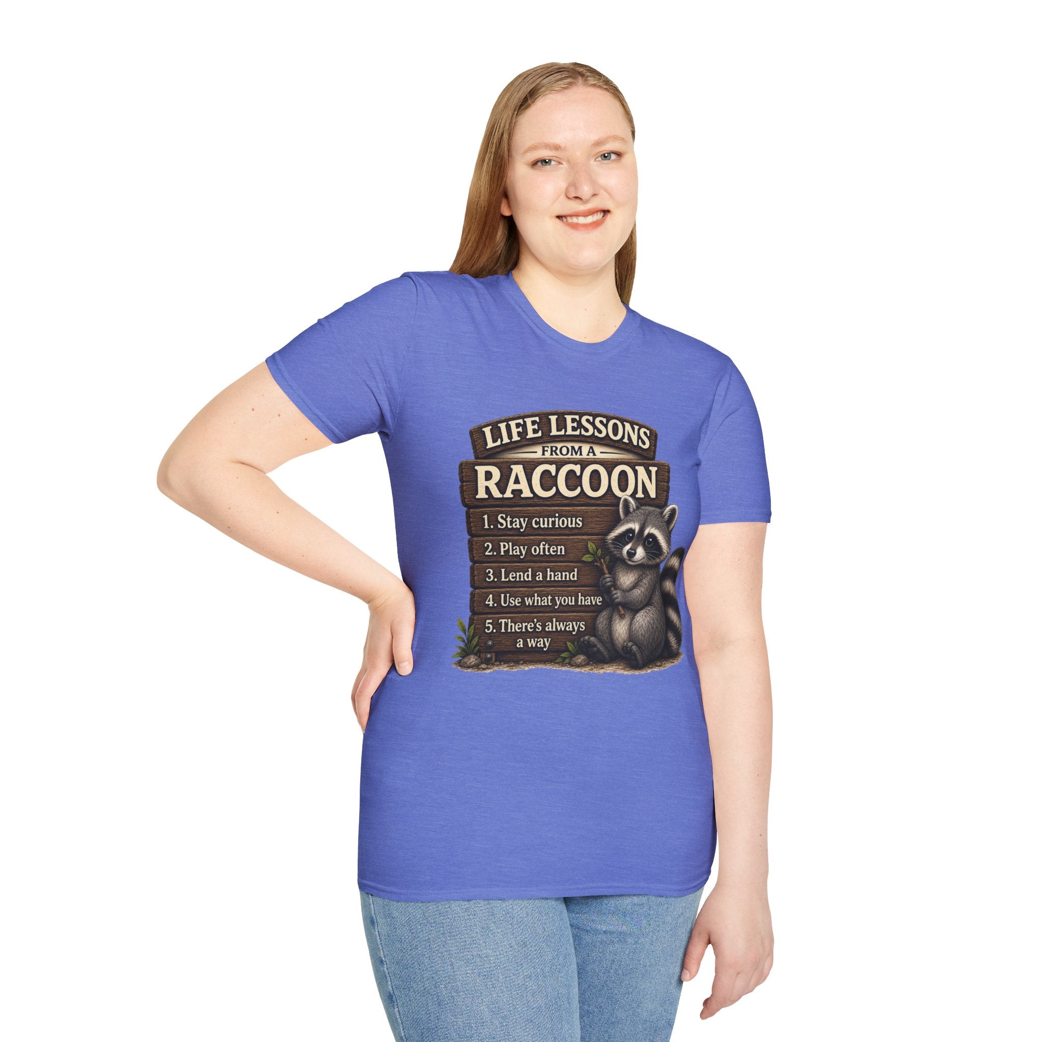 Life Lessons From a Raccoon Graphic Tee