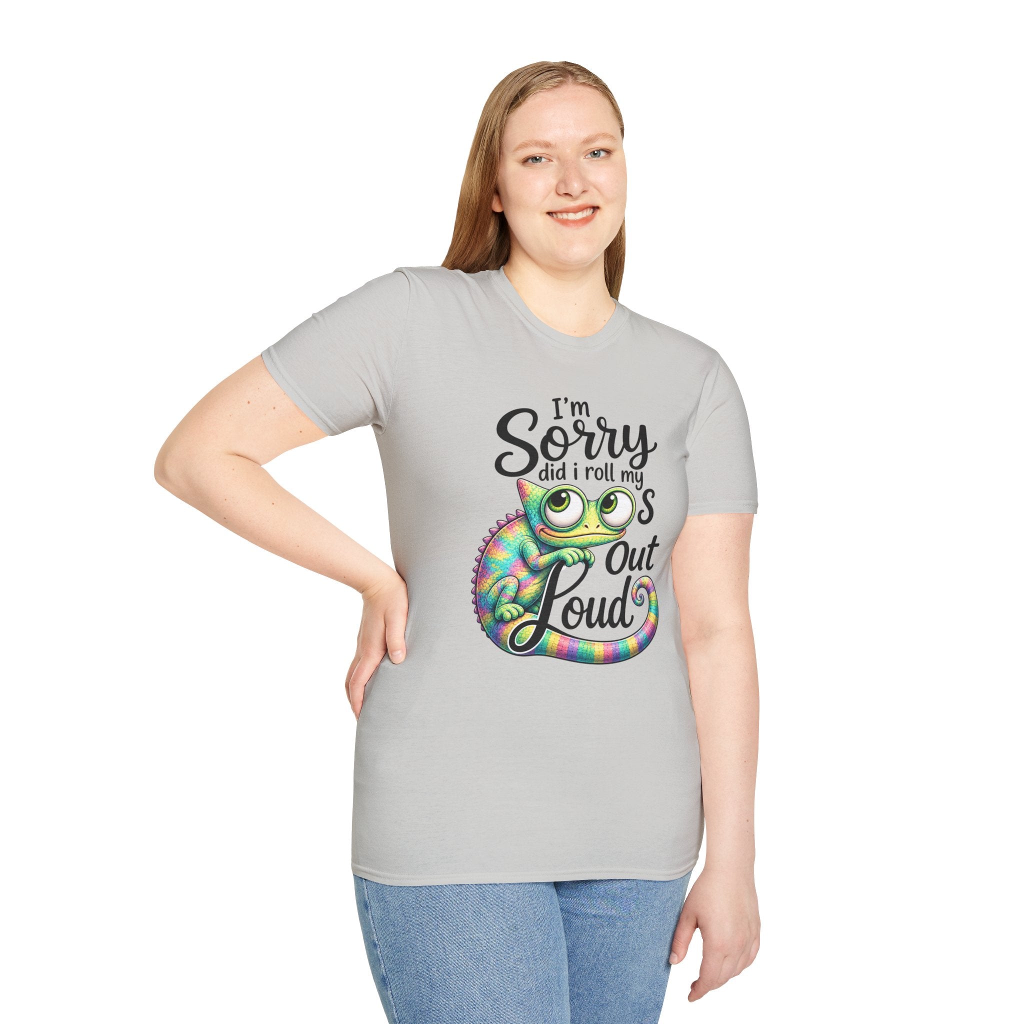 Chameleon Graphic T-Shirt — "I'm Sorry Did I Roll My Eyes Out Loud"