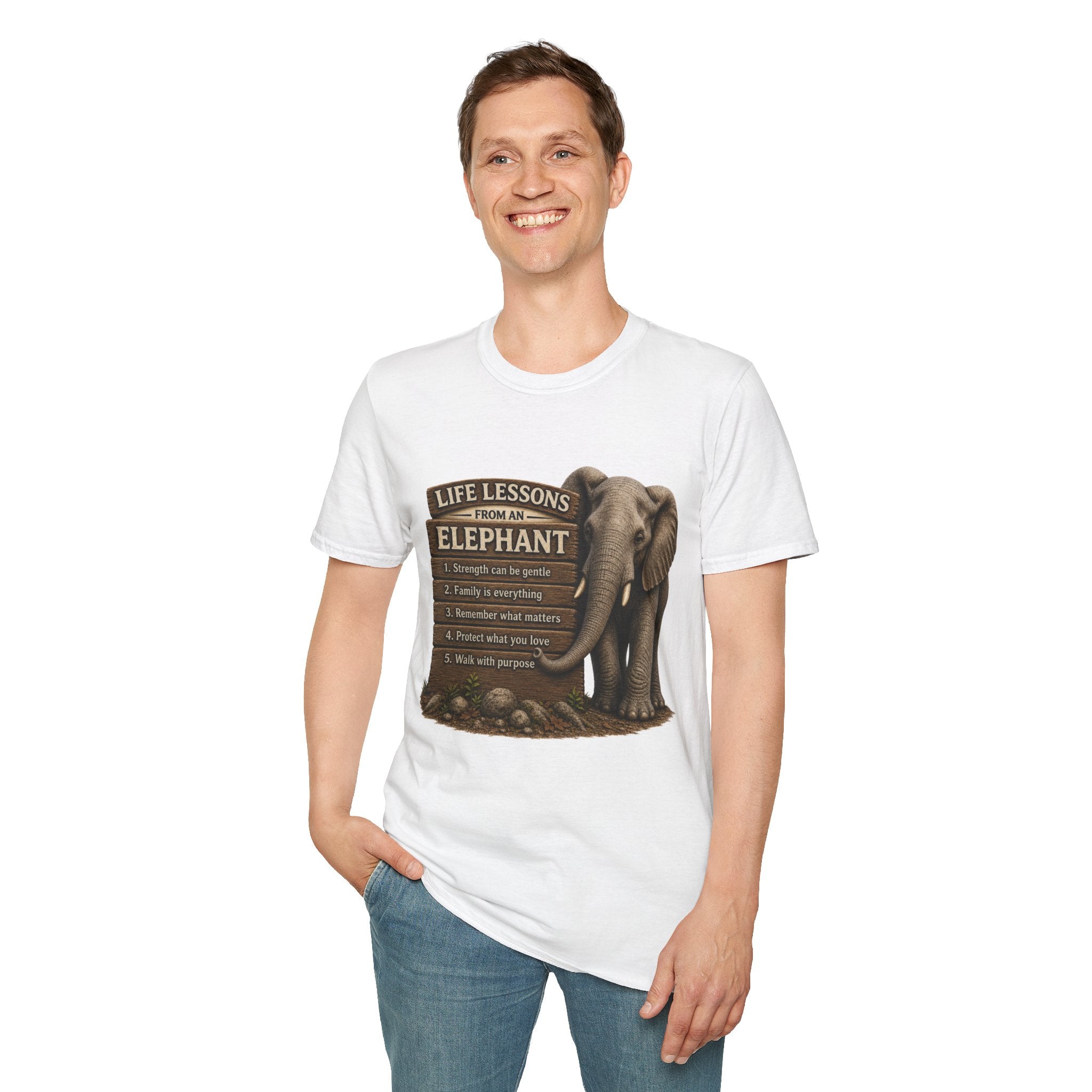 Elephant Life Lessons Wildlife Tee