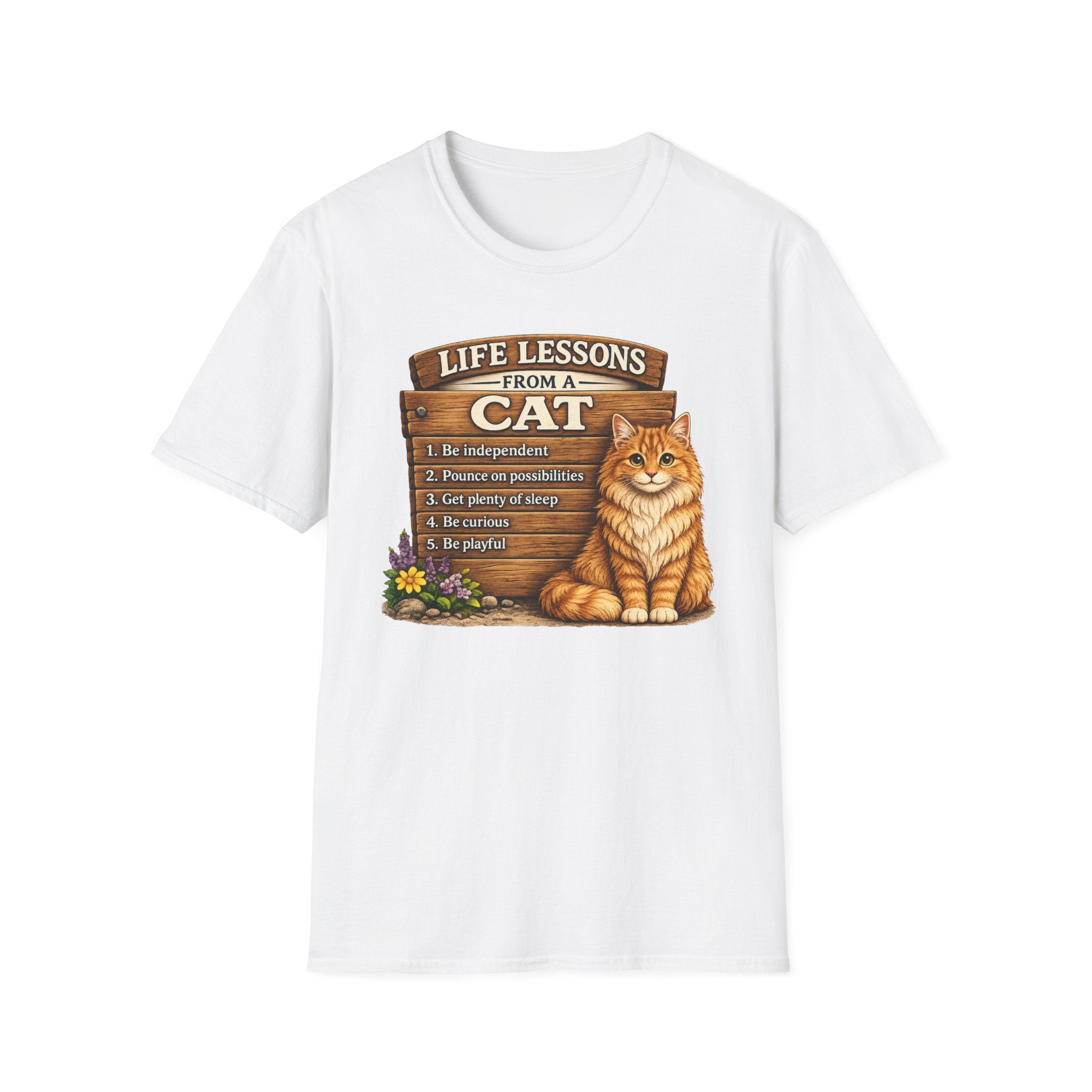 Life Lessons From a Cat T-Shirt