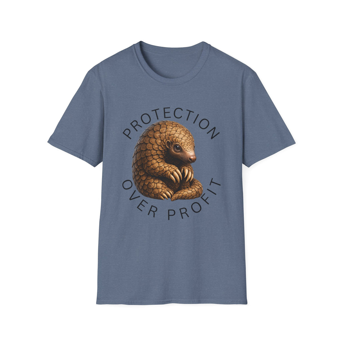 Protection Over Profit T-Shirt — Wildlife Conservation Pangolin Tee