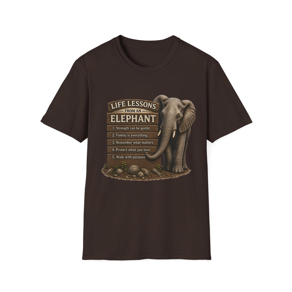 Elephant Life Lessons Wildlife Tee