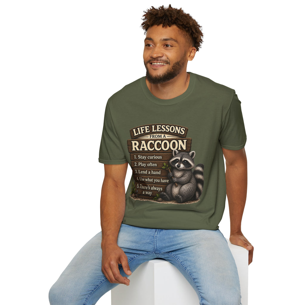 Life Lessons From a Raccoon Graphic Tee