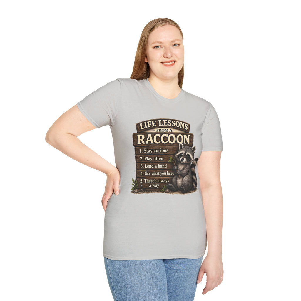 Life Lessons From a Raccoon Graphic Tee