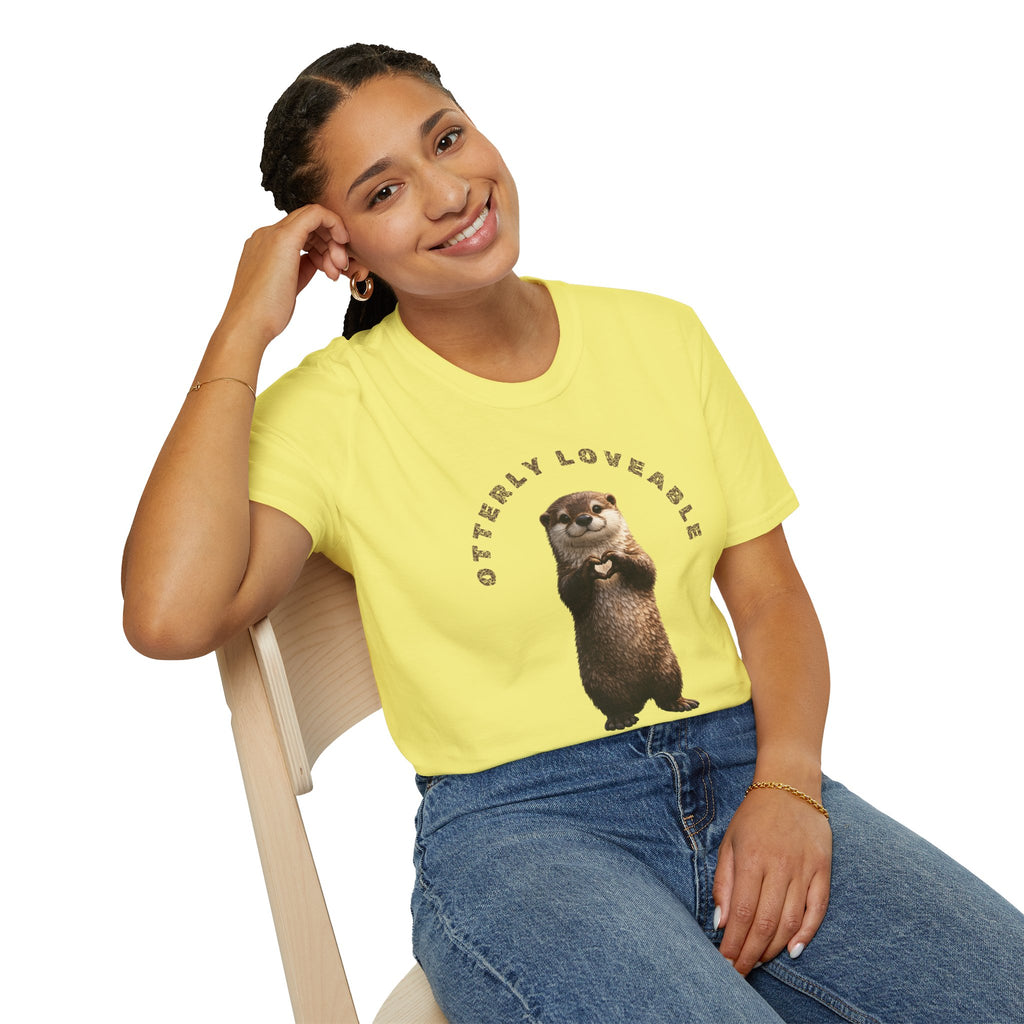 Otterly Loveable Otter Graphic Tee