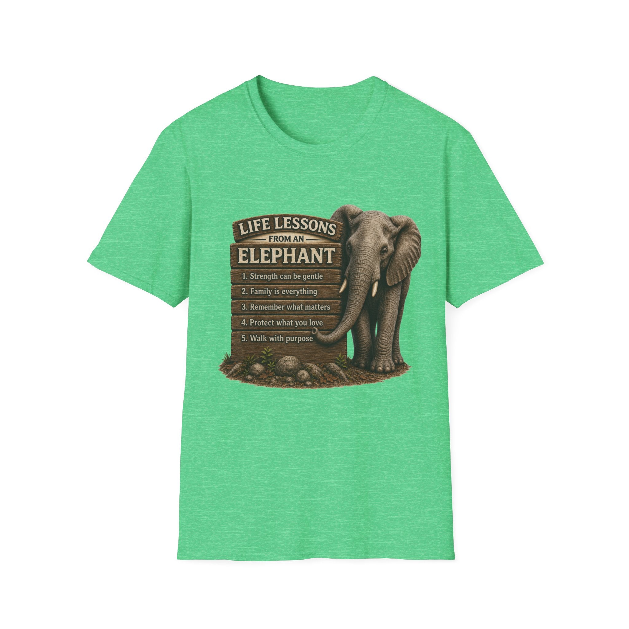 Elephant Life Lessons Wildlife Tee