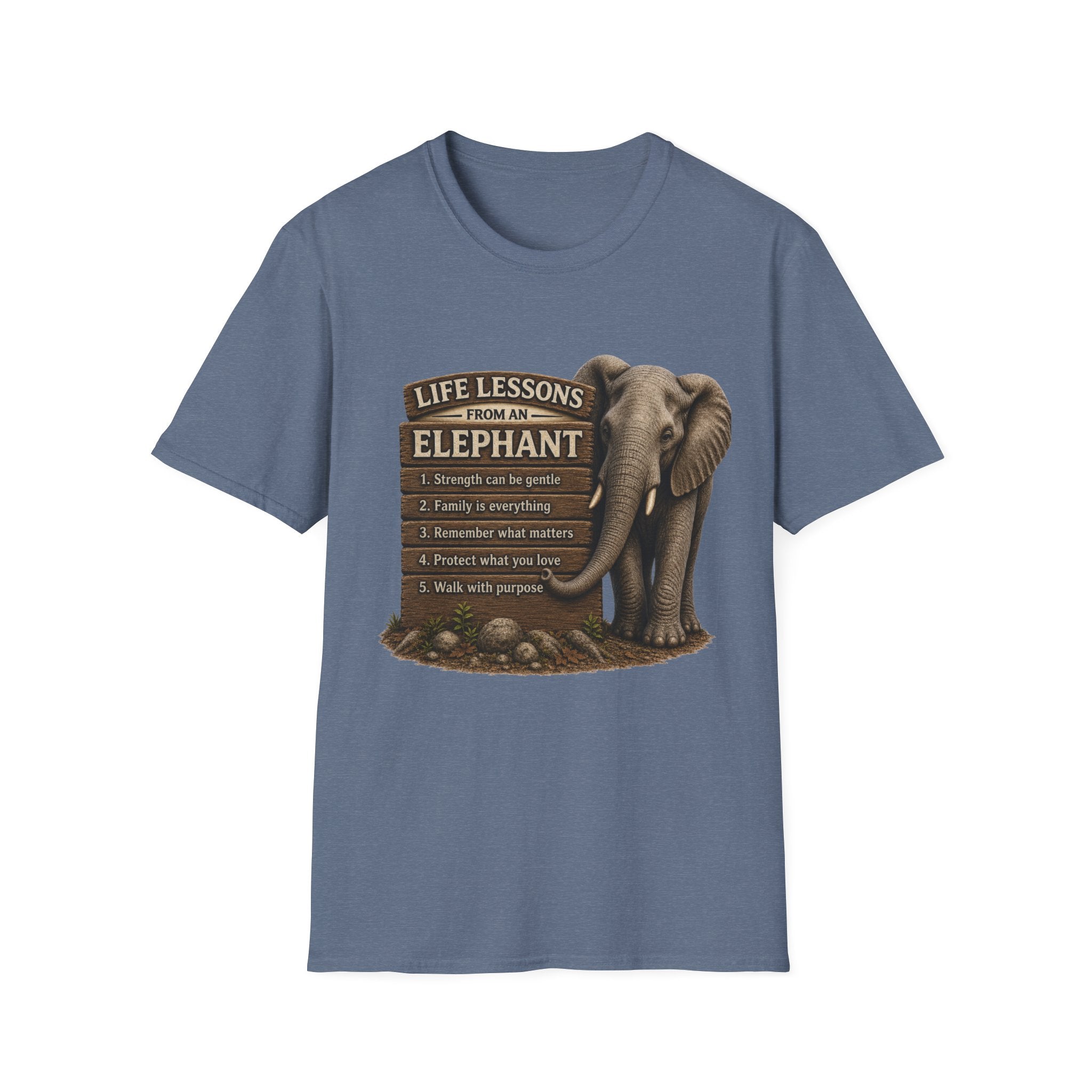 Elephant Life Lessons Wildlife Tee