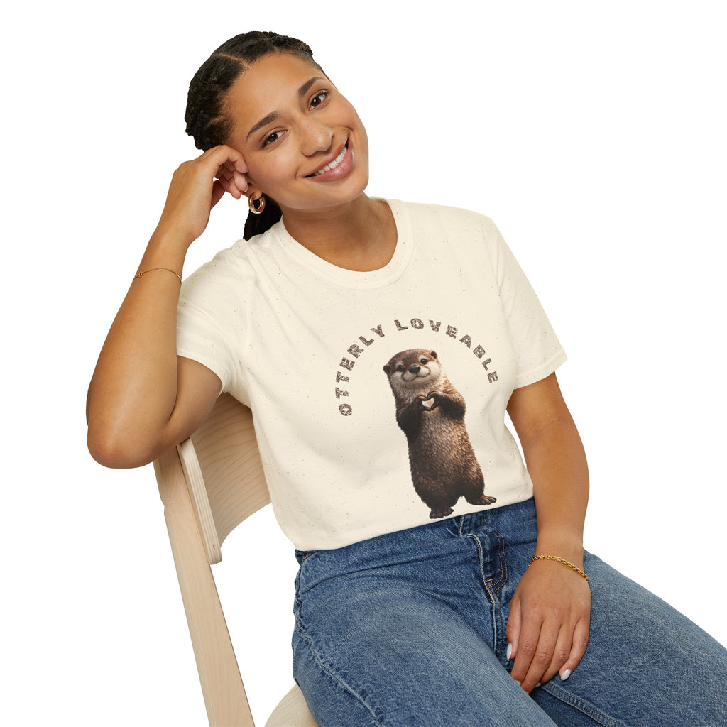 Otterly Loveable Otter Graphic Tee