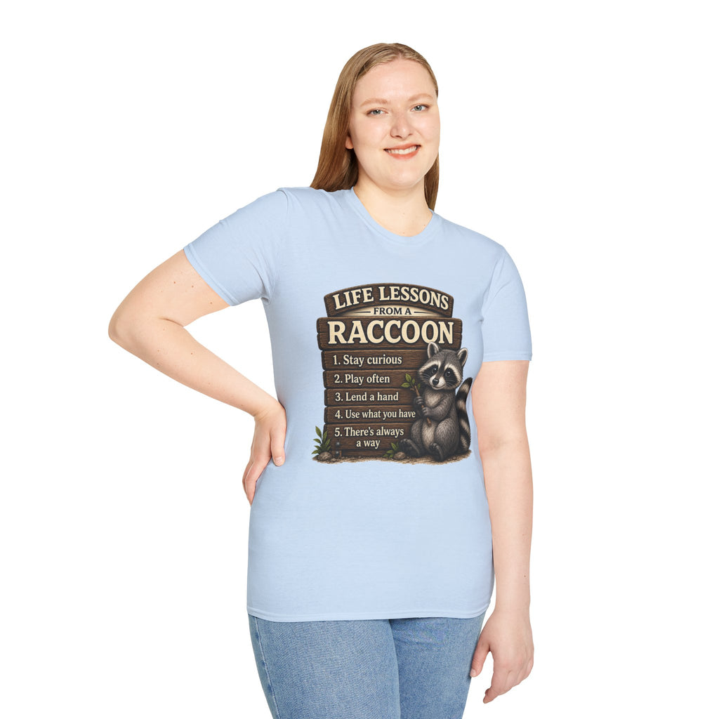 Life Lessons From a Raccoon Graphic Tee