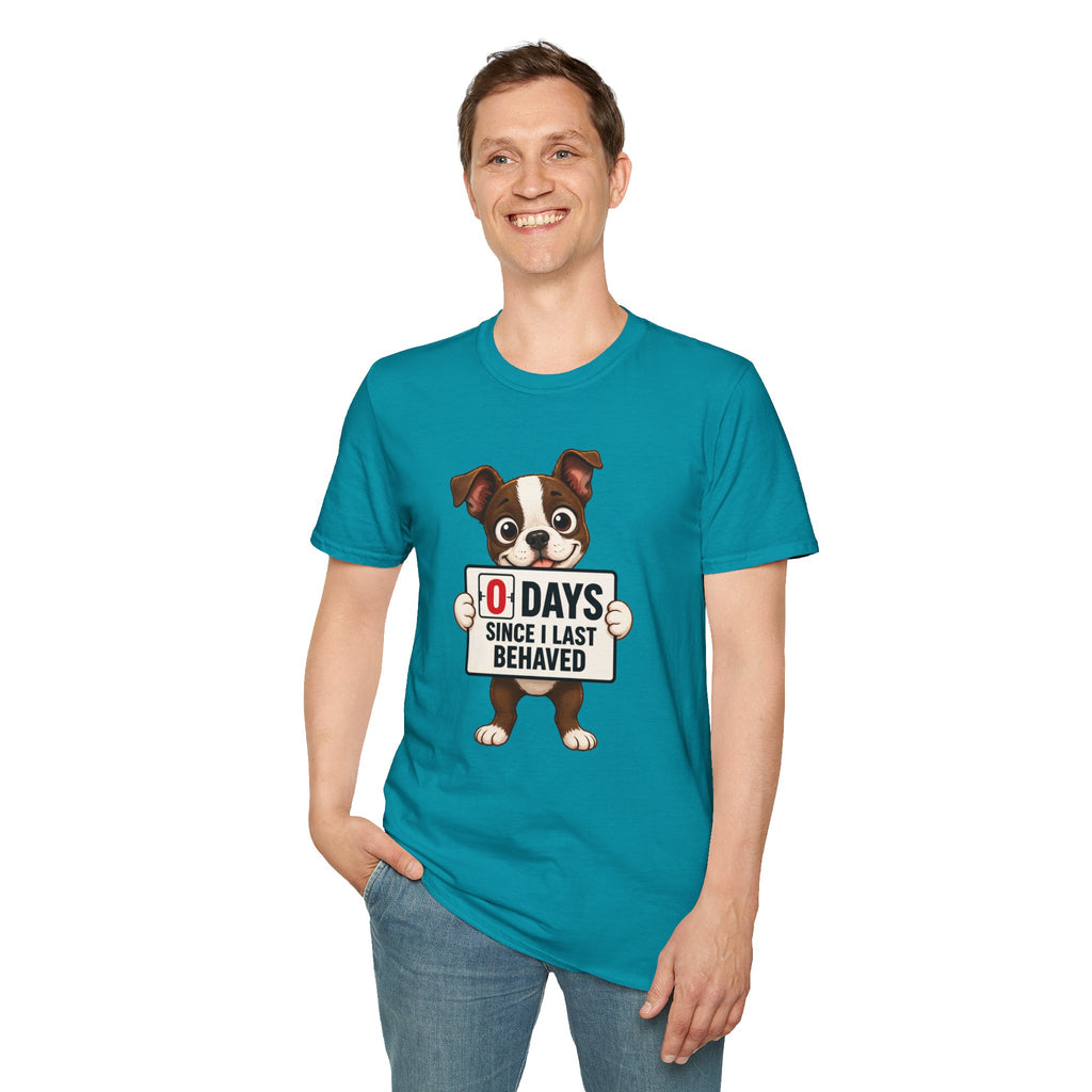 "0 Days Since I Last Behaved" T-Shirt