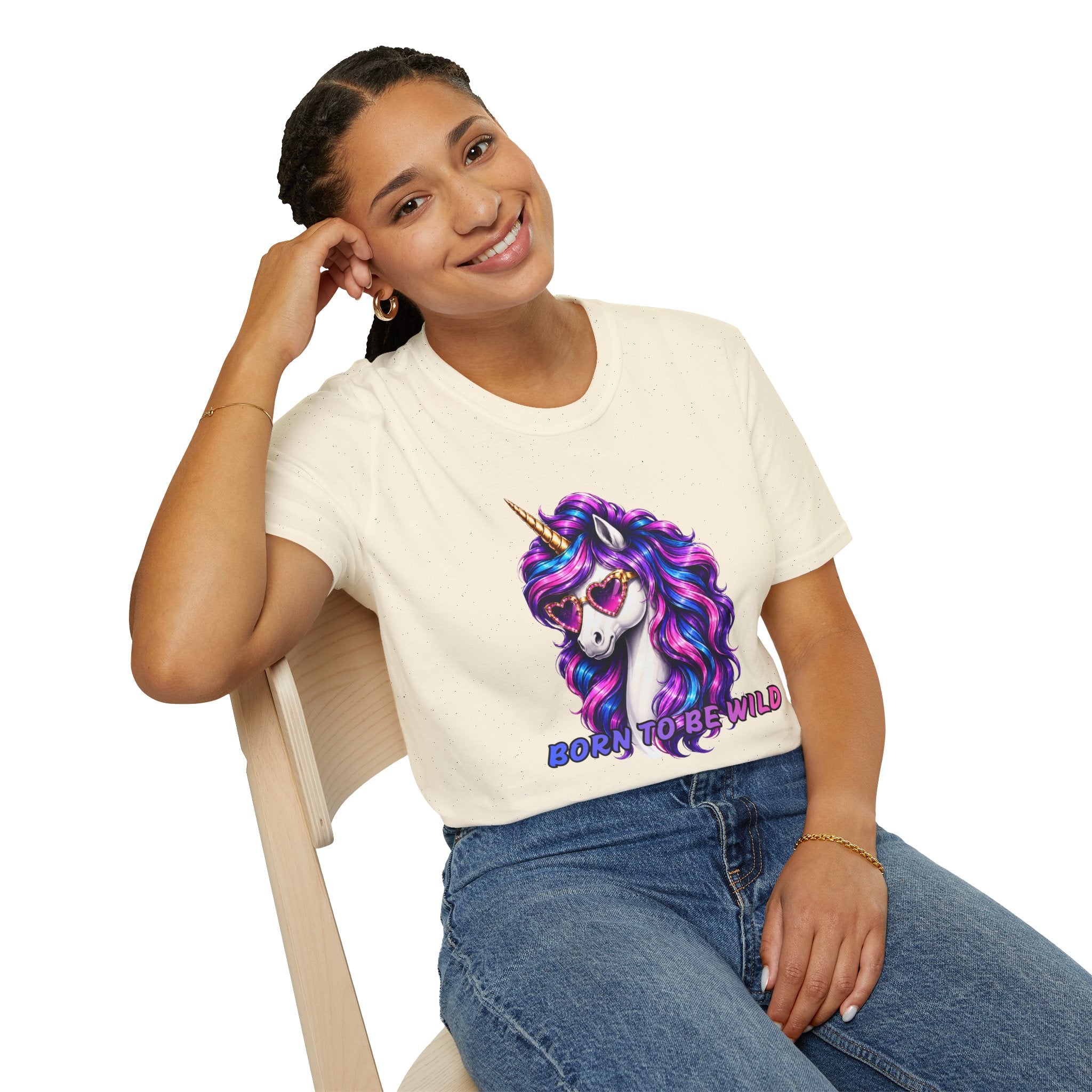 Born To Be Wild Unicorn Graphic Tee