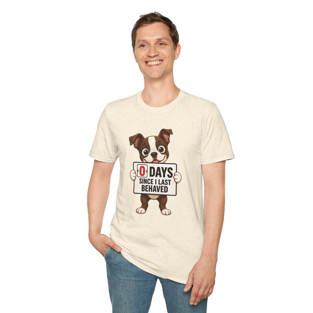 "0 Days Since I Last Behaved" T-Shirt