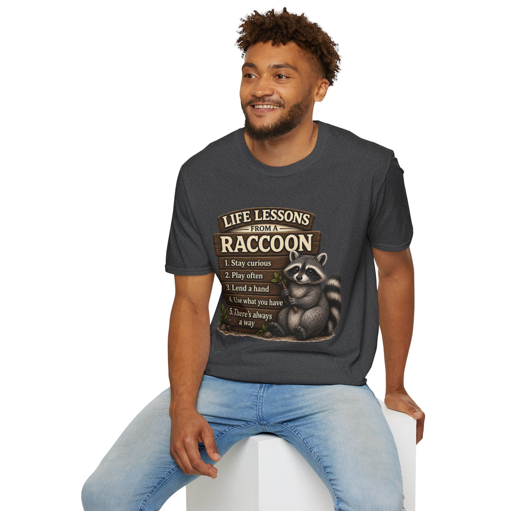 Life Lessons From a Raccoon Graphic Tee