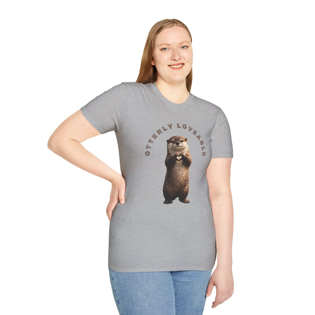 Otterly Loveable Otter Graphic Tee