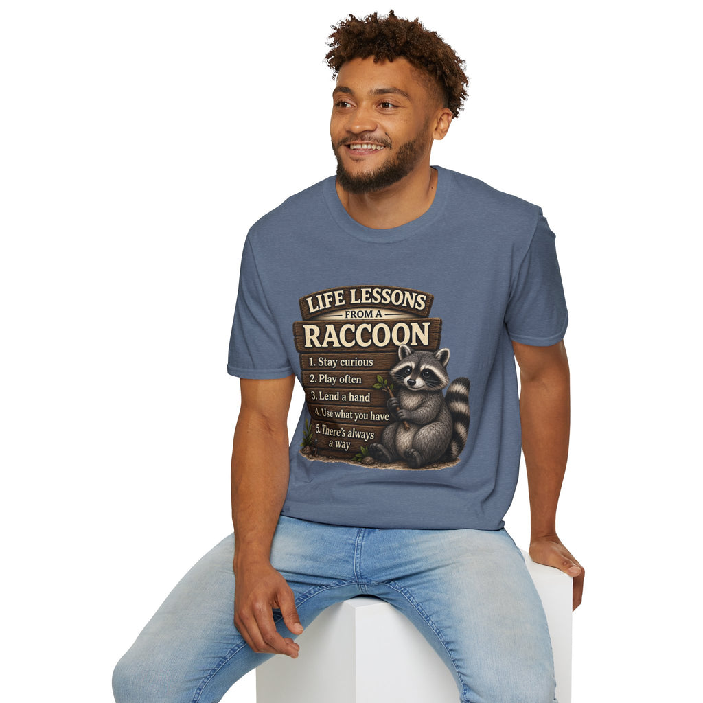 Life Lessons From a Raccoon Graphic Tee